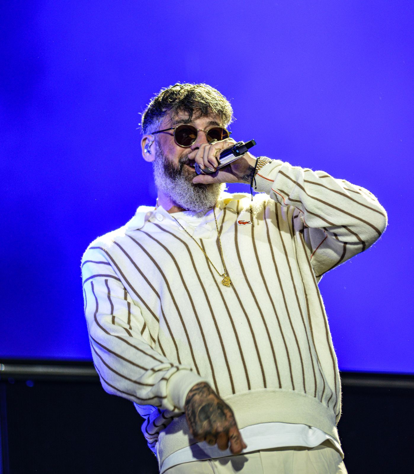 Rapper Sido sorgte am Samstagabend für ordentlich Stimmung am Frequency im VAZ St. Pölten