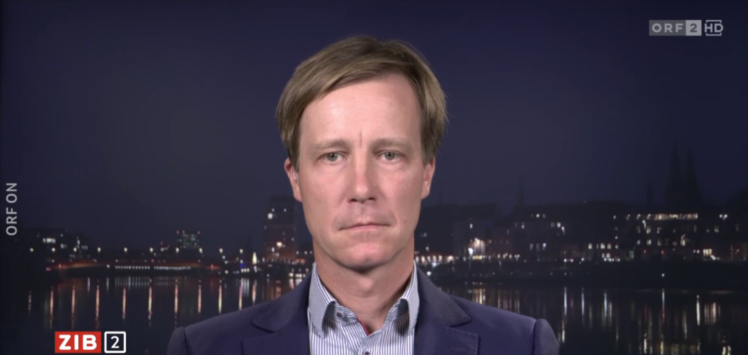 Nahost-Experte Bauke Baumann von der Heinrich-Böll-Stiftung in der ORF-