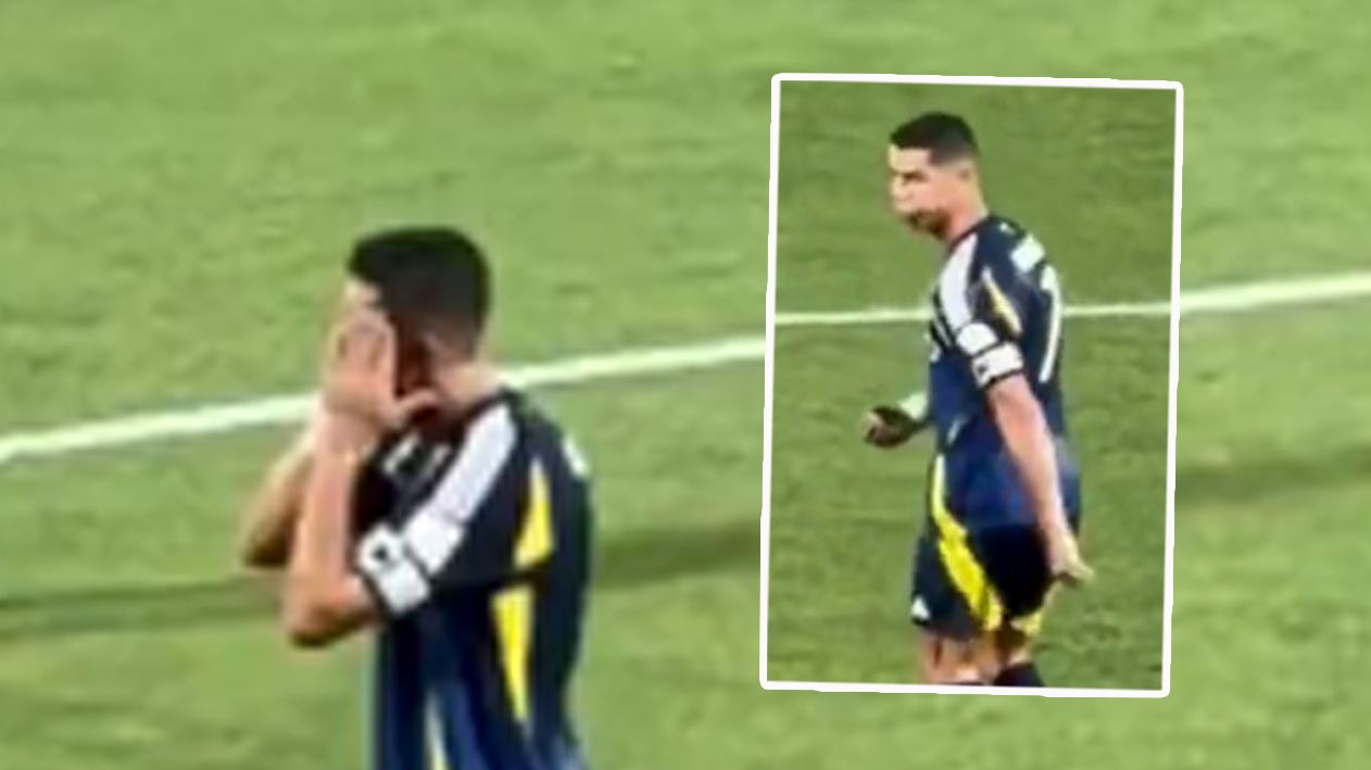 Cristiano Ronaldo ärgert sich mit pikanten Gesten über seine Kollegen.