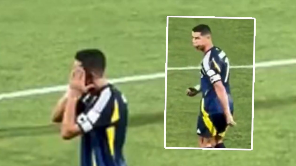 Cristiano Ronaldo ärgert sich mit pikanten Gesten über seine Kollegen.