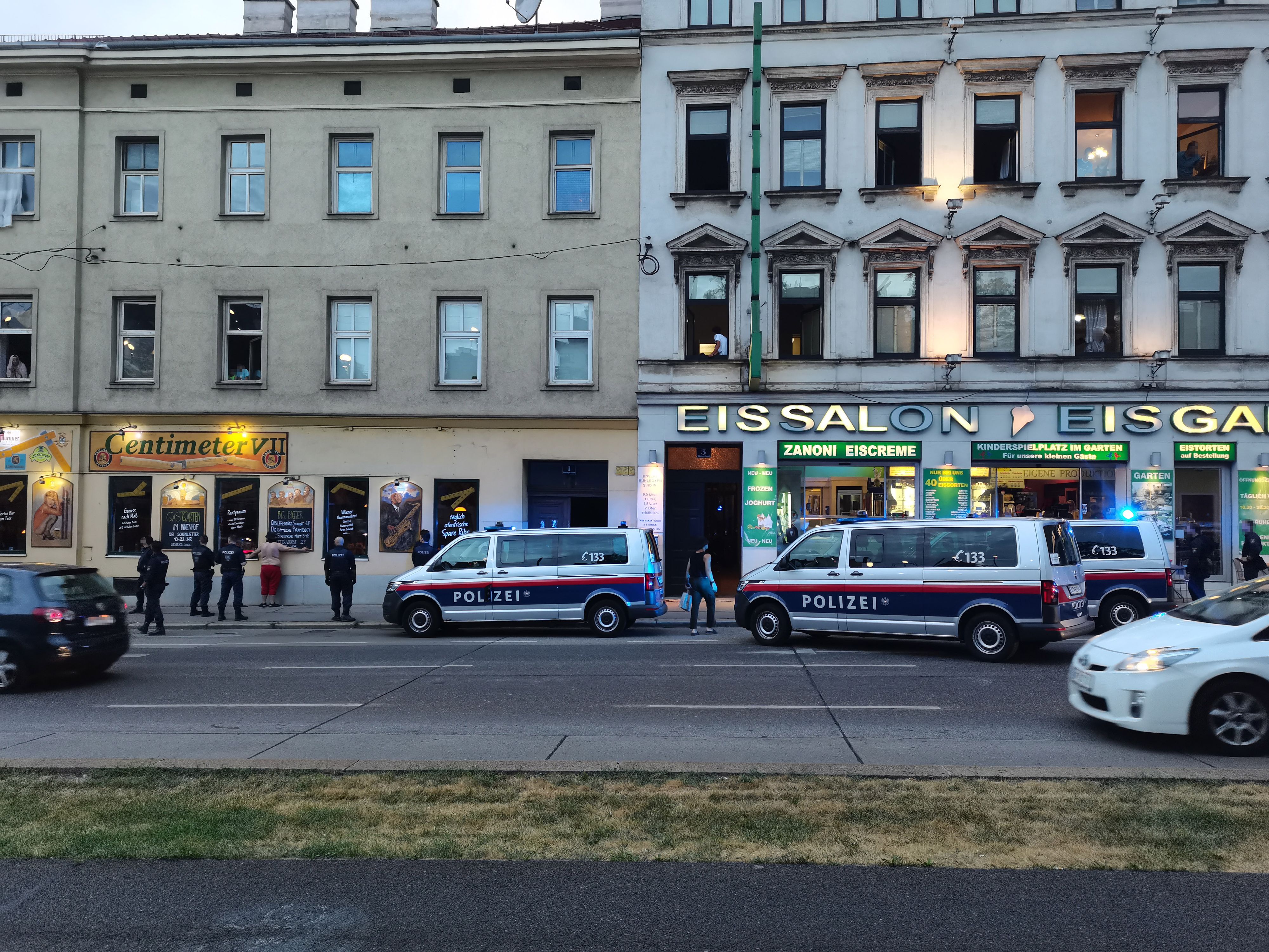 Polizeieinsatz am Wiener Gürtel (Symbolfoto)