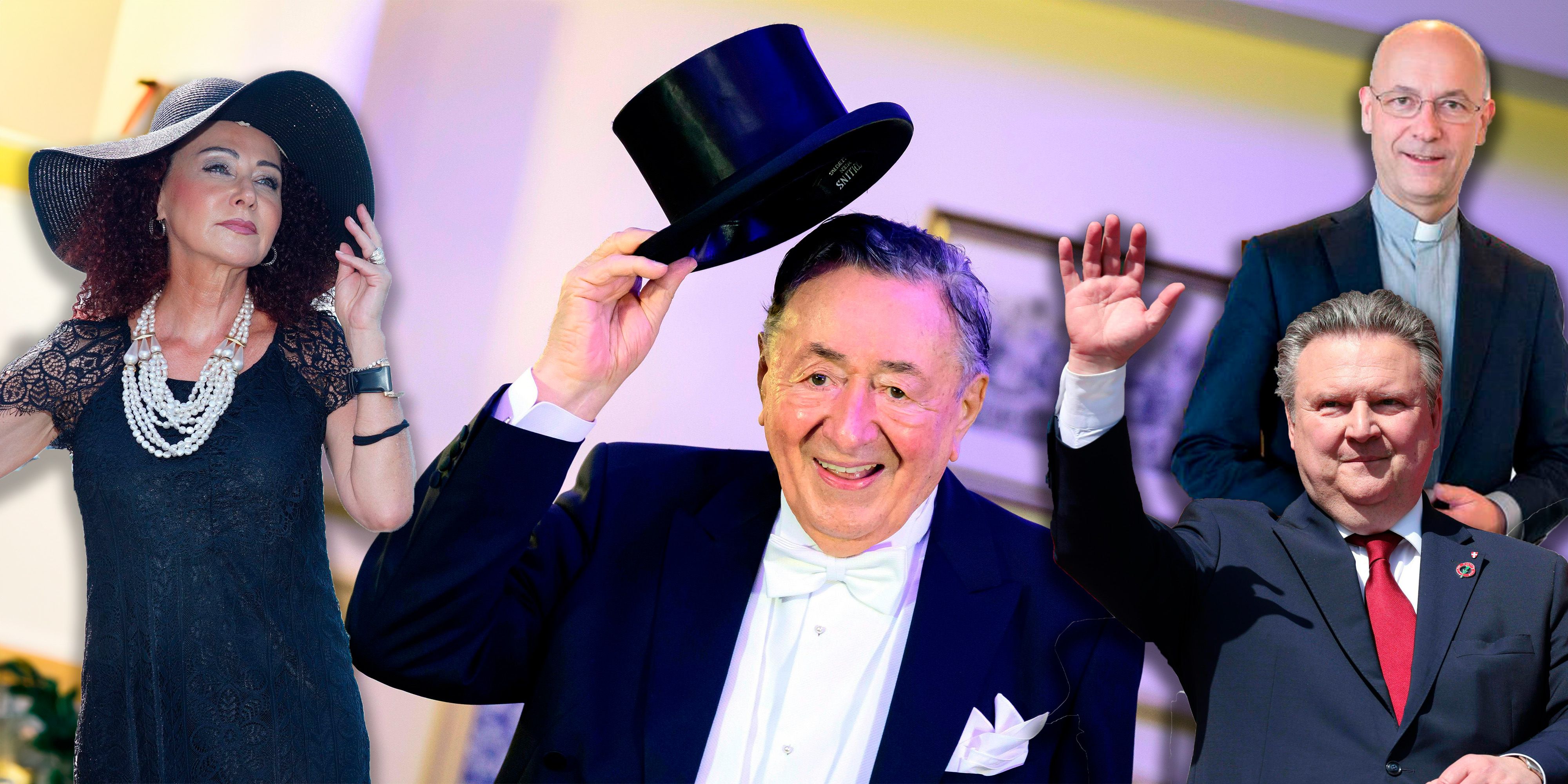 Heute.at - Ludwig, Mausi und Faber: 200 Gäste bei Lugner-Begräbnis