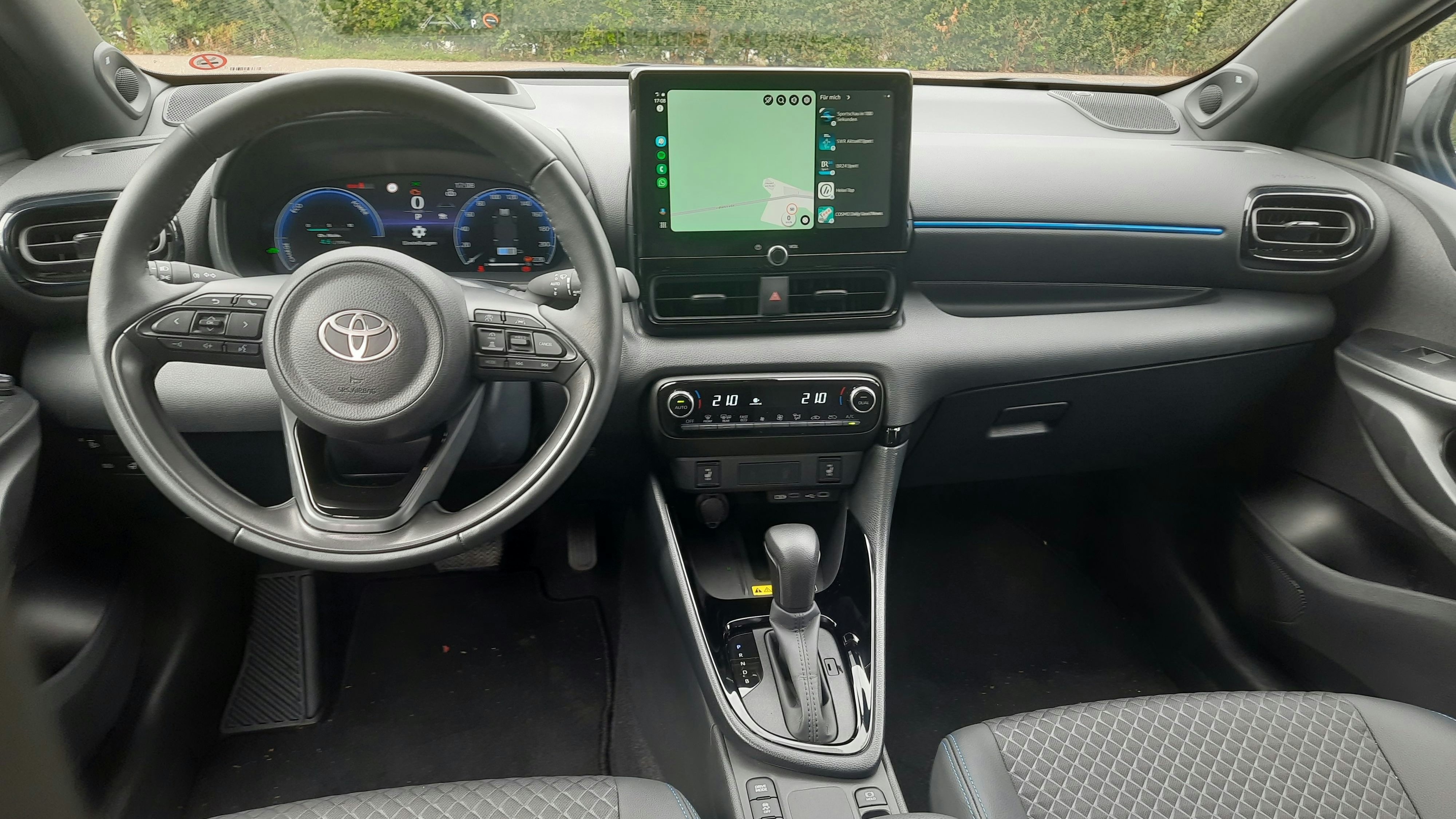 Der Innenraum des neuen Yaris.