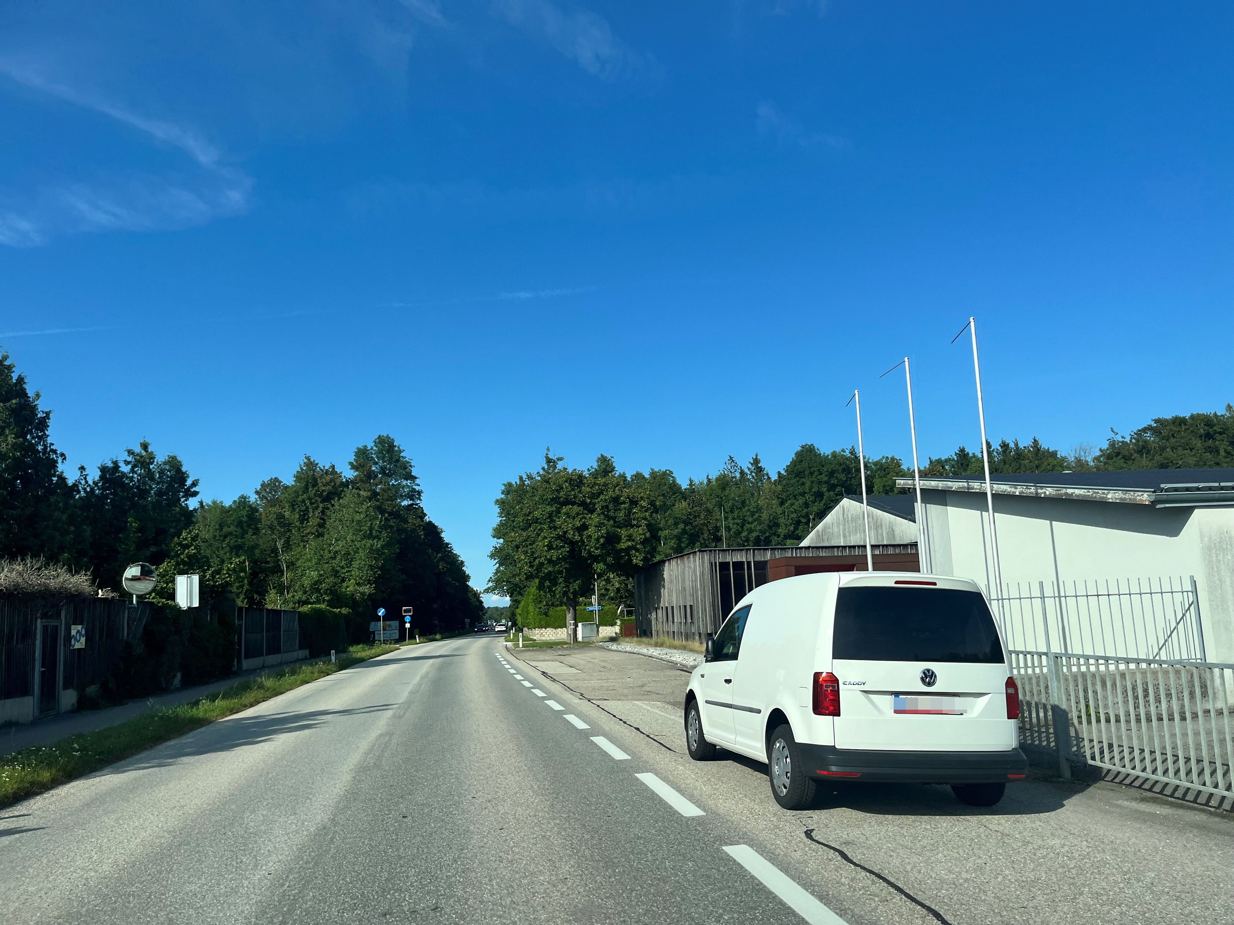 Eines von zwei Radarautos in Gmunden, das aktuell im Einsatz ist.