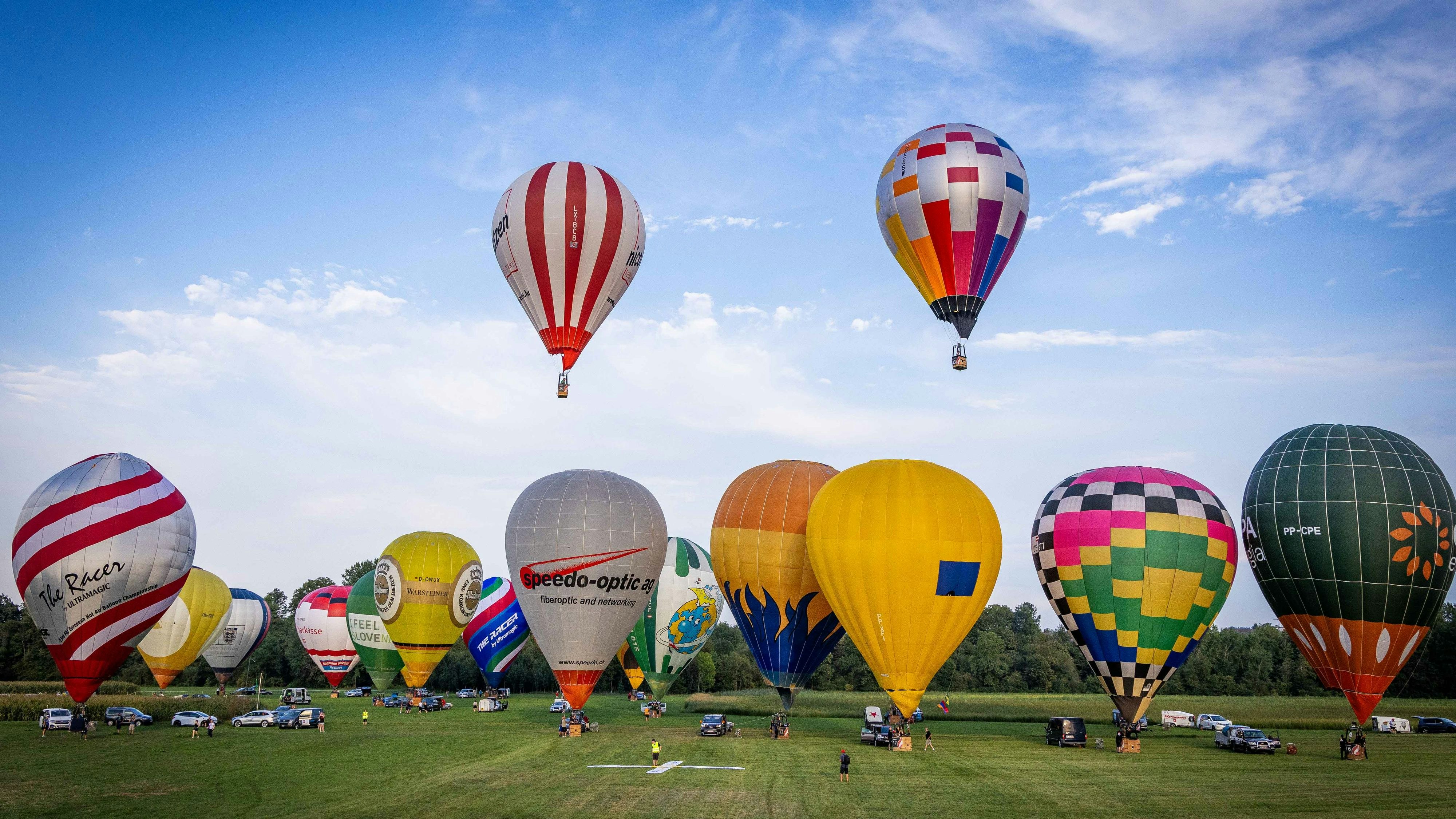 Ballon-Spektakel in Wieselburg