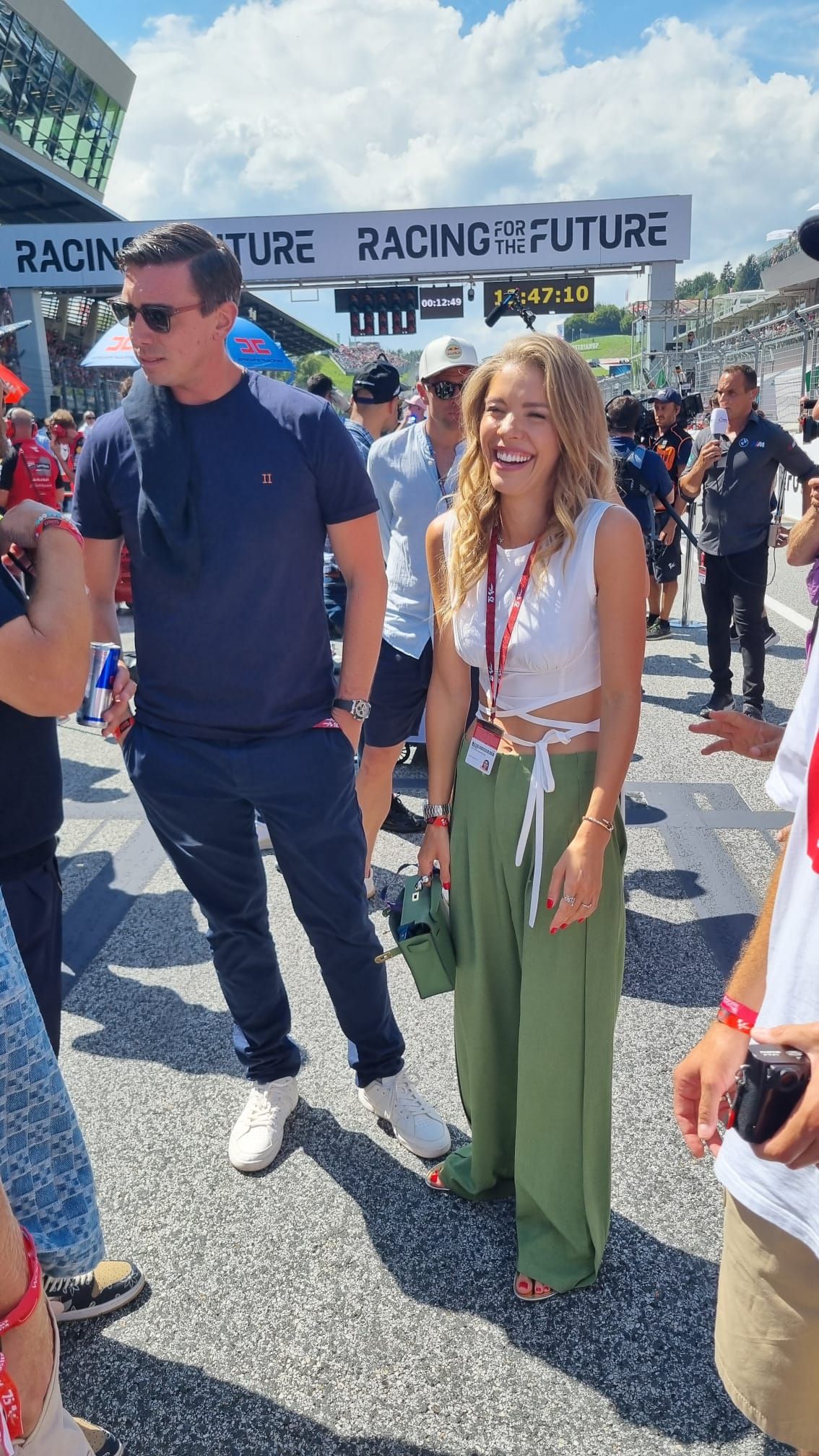 Mark Mateschitz und Victoria Swarovski fieberten zuletzt in Spielberg bei der MotoGP mit.