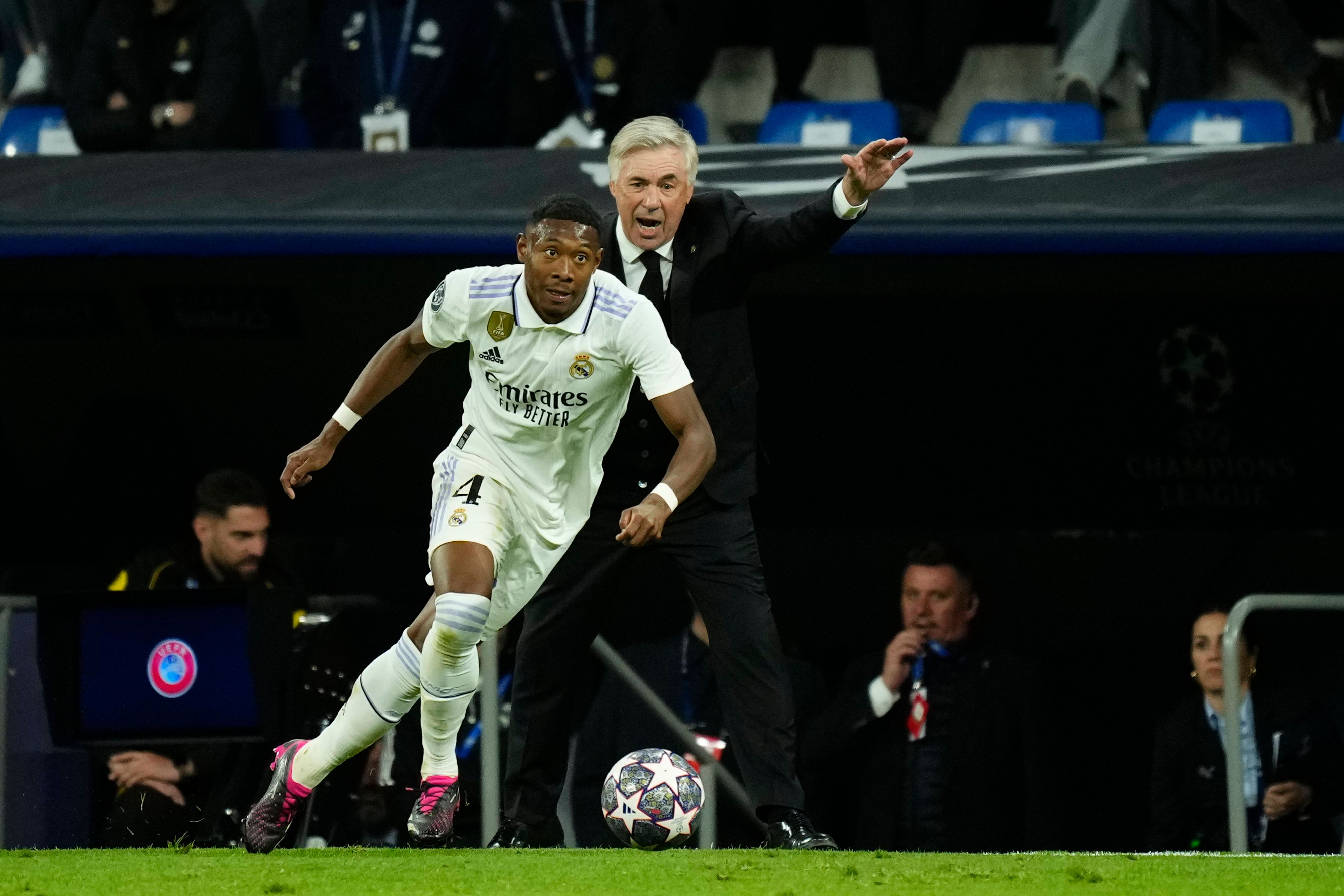 Real-Trainer Carlo Ancelotti hofft auf eine rasche Rückkehr von David Alaba.