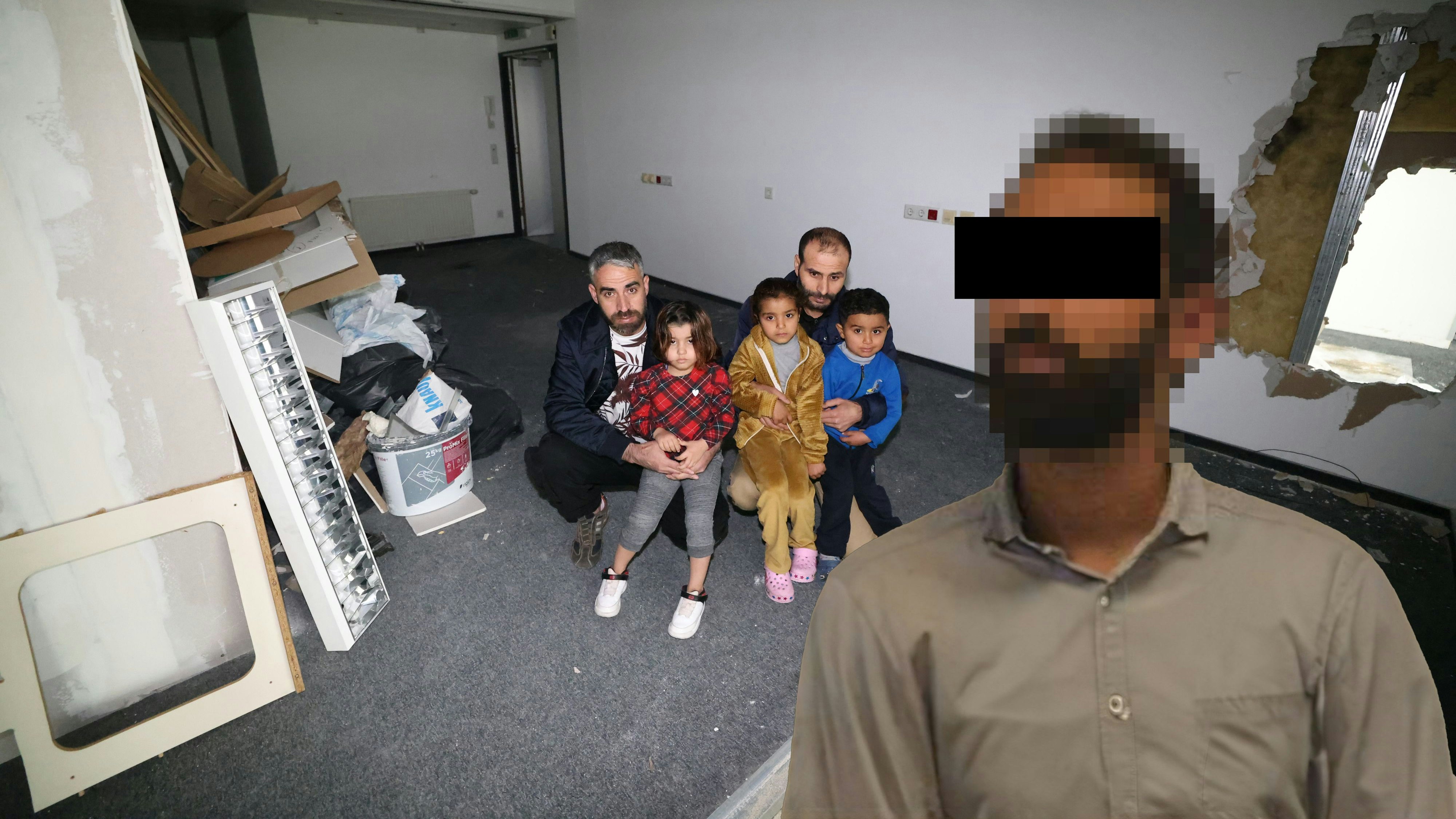 Heute.at - Flüchtlingsfamilien mussten neben Bauschutt hausen