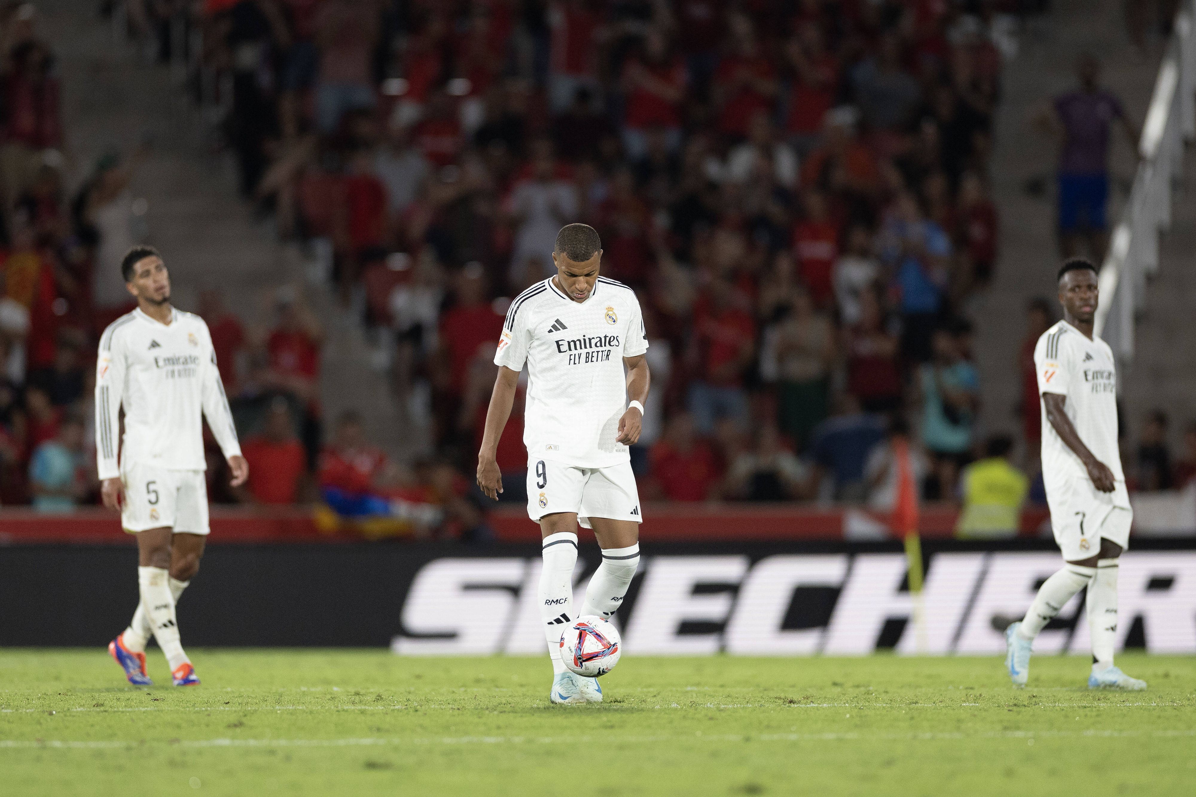 Noch keine Einheit: Bellingham, Mbappe, Vinicius.