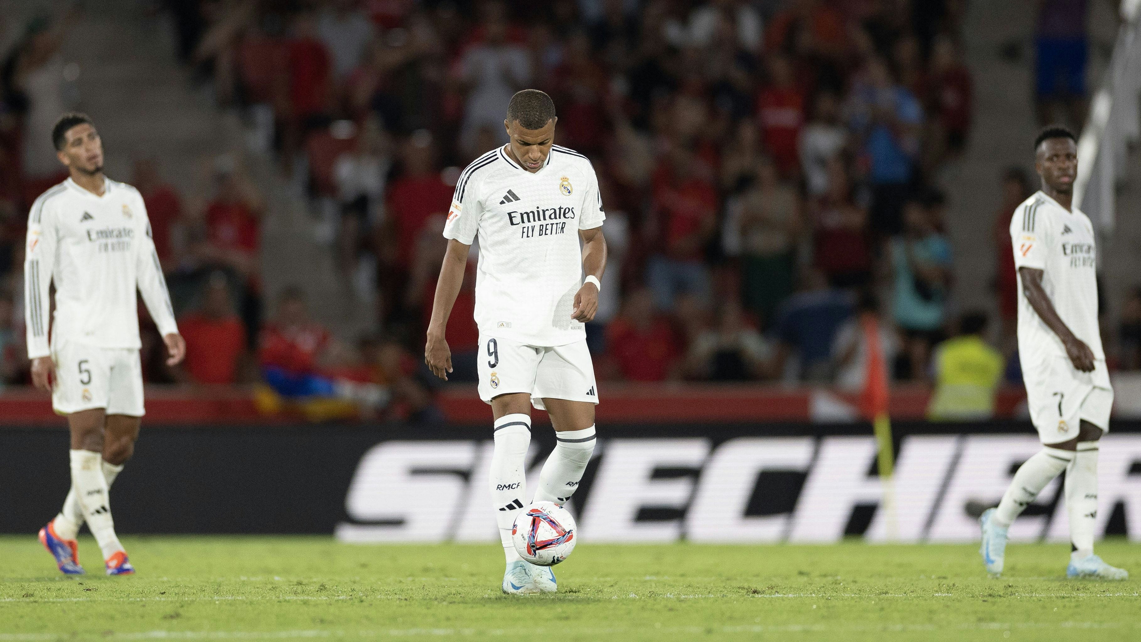 Noch keine Einheit: Bellingham, Mbappe, Vinicius.