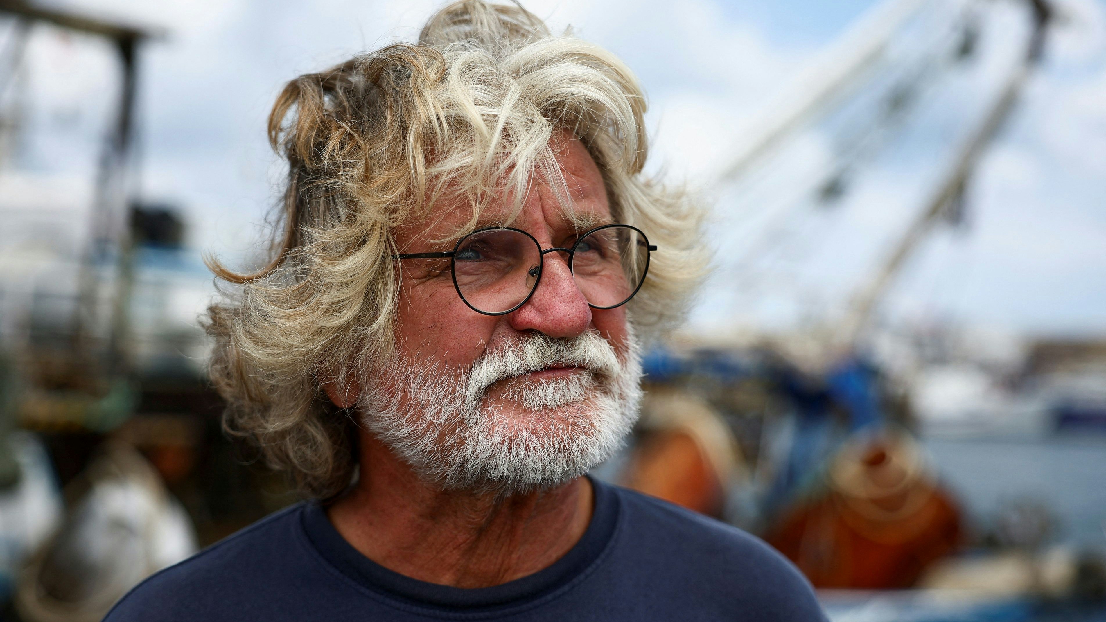 Kapitän Karsten Borner rettete die Überlebenden des Jachtunglücks, nahm sie an Bord.