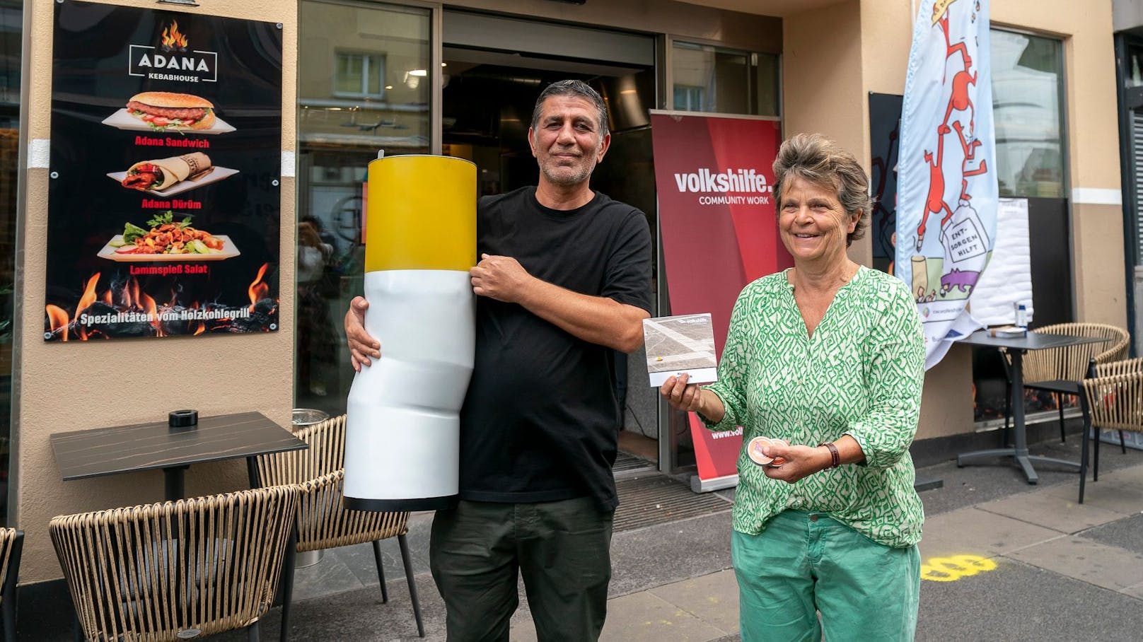 Müllproblem – Riesiger Tschickstummel soll jetzt helfen