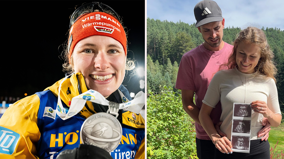 Die deutsche Biathletin Janina Hettich-Walz machte ihre Schwangerschaft öffentlich. 