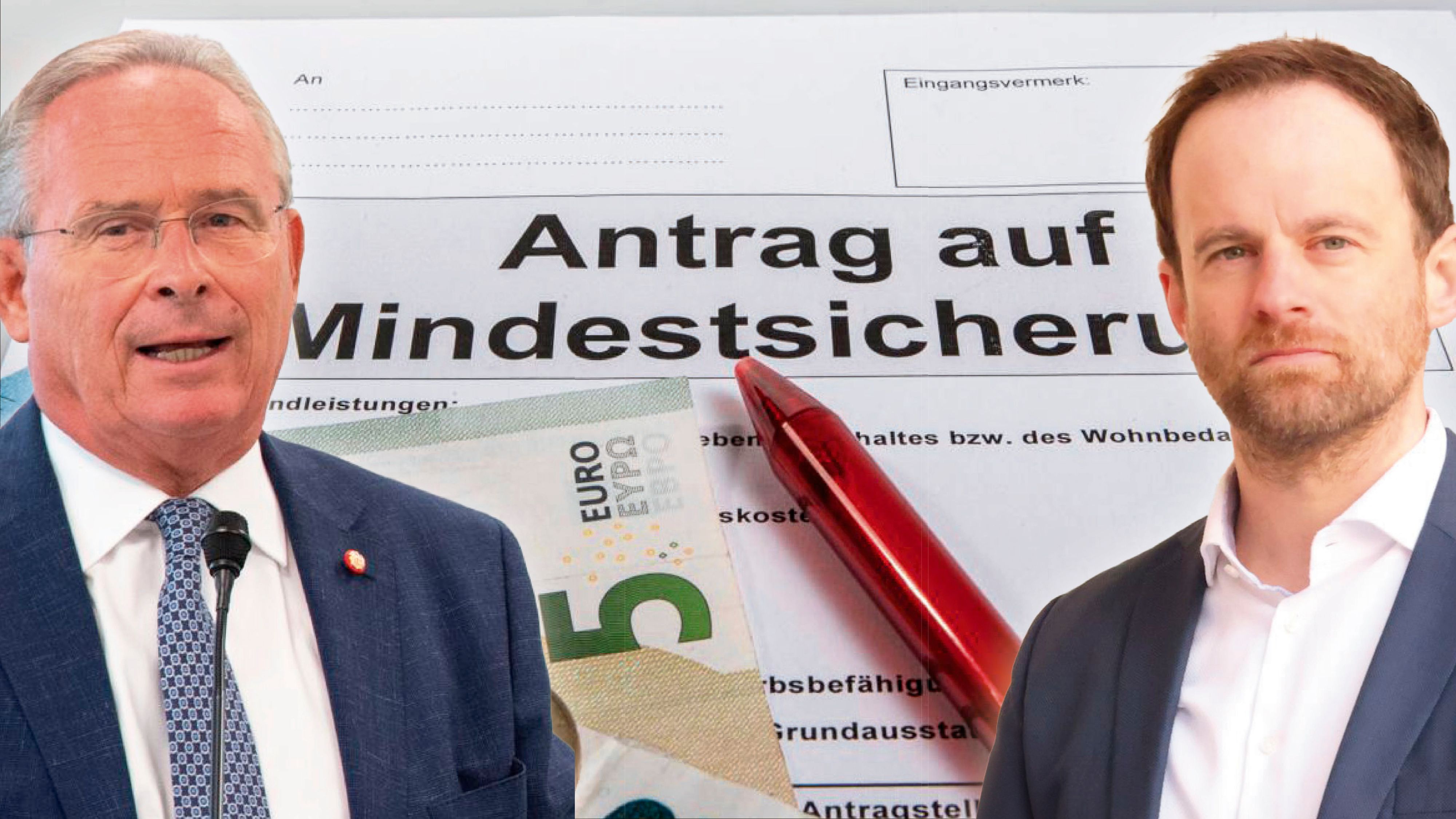 Stadtrat Karl Mahrer und Klobobmann Markus Wölbitsch von der ÖVP Wien stellt Peter Hacker (SPÖ) ein Ultimatum wegen der Mindestsicherung.