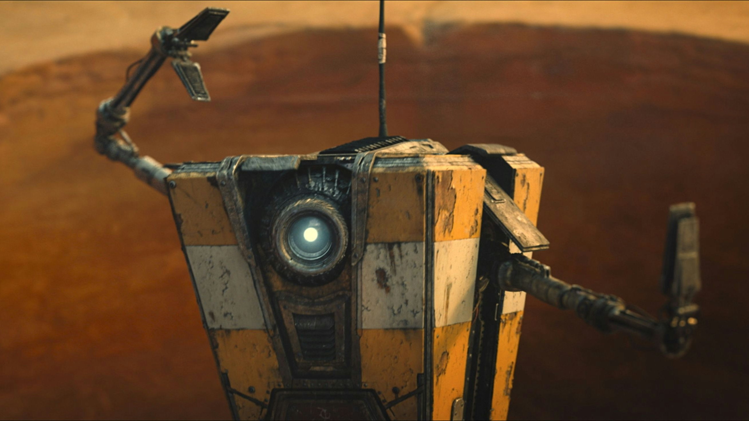 Der heimliche Star von "Borderlands": Der Android Claptrap wird im englischen Original von Jack Black gesprochen und hat viele menschliche Eigenschaften