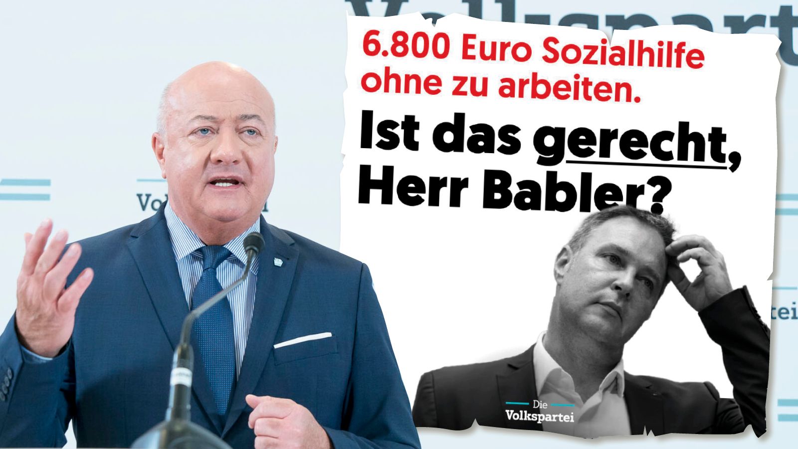 ÖVP-Generalsekretär Christian Stocker präsentierte Kampagne gegen SPÖ-Chef Andreas Babler.