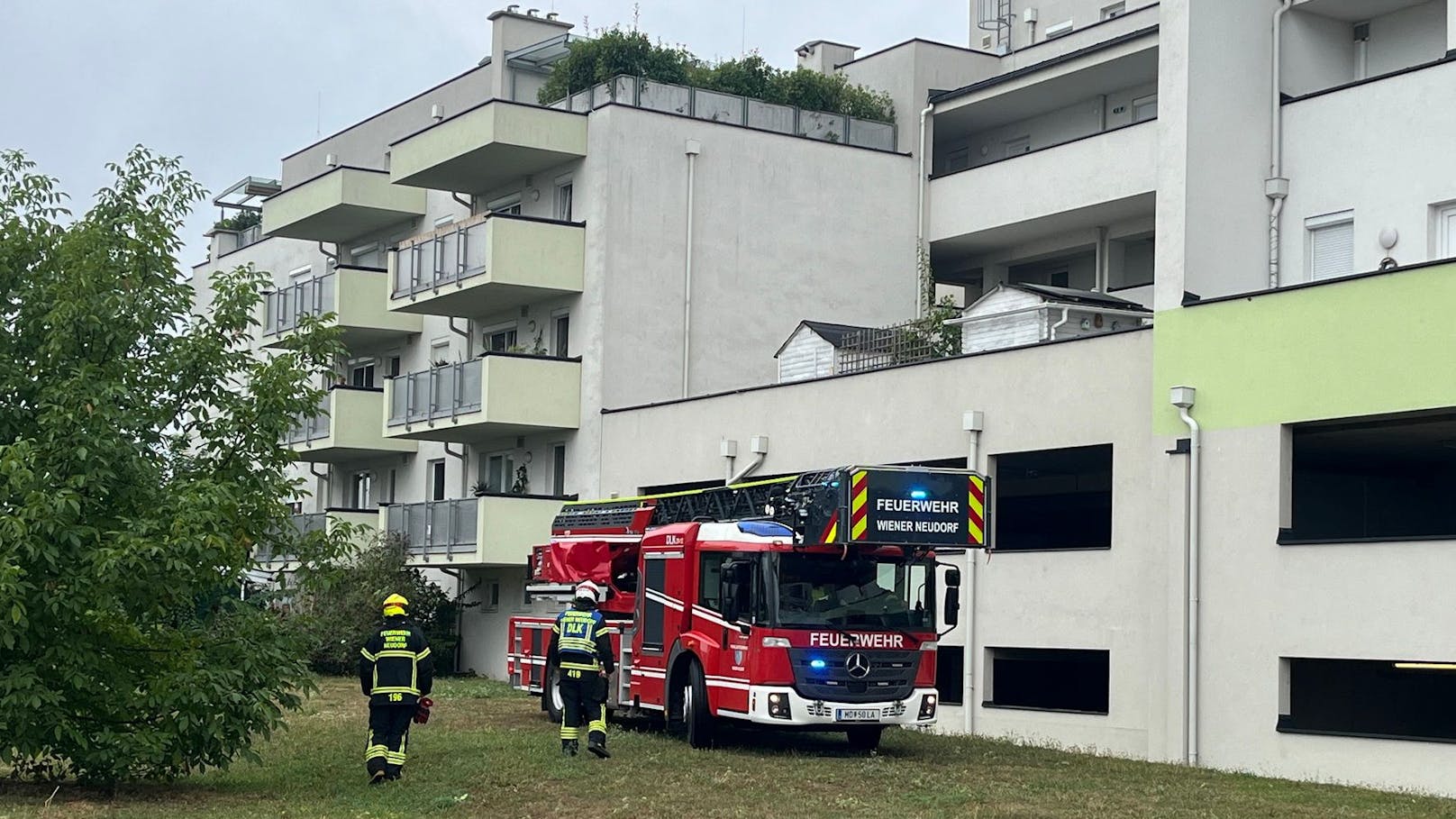 Die Feuerwehr musste anrücken.