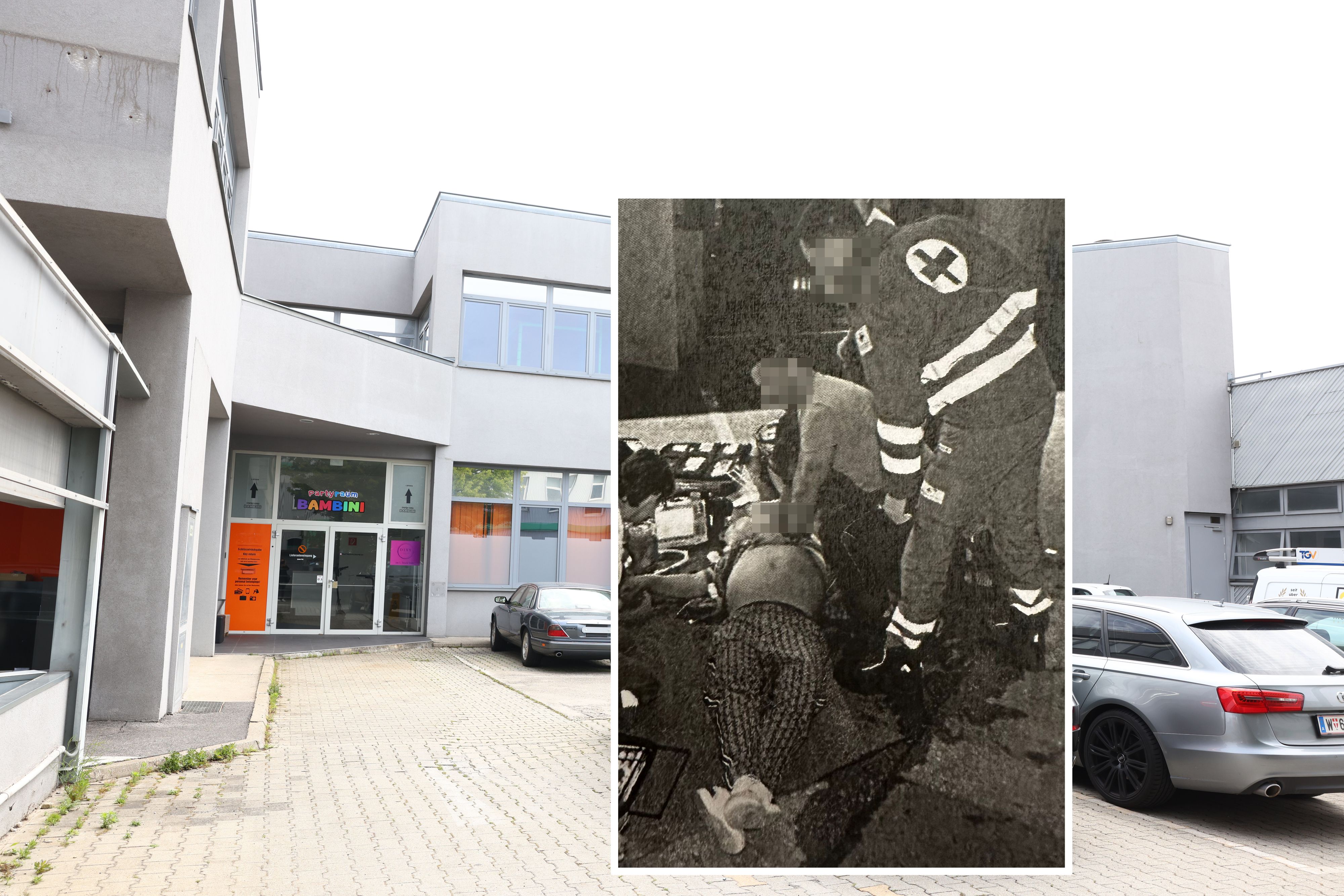 Auf dem Parkplatz vor der Eventlocation knallte das Opfer mit dem Kopf auf den Asphalt, musste reanimiert werden und starb später im Spital.