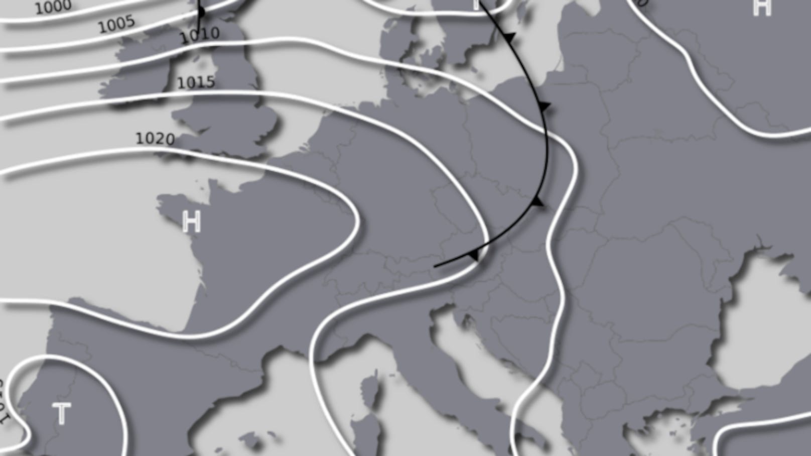 Bodendruck- und Frontenkarte für Mittwoch, 21. August 2024