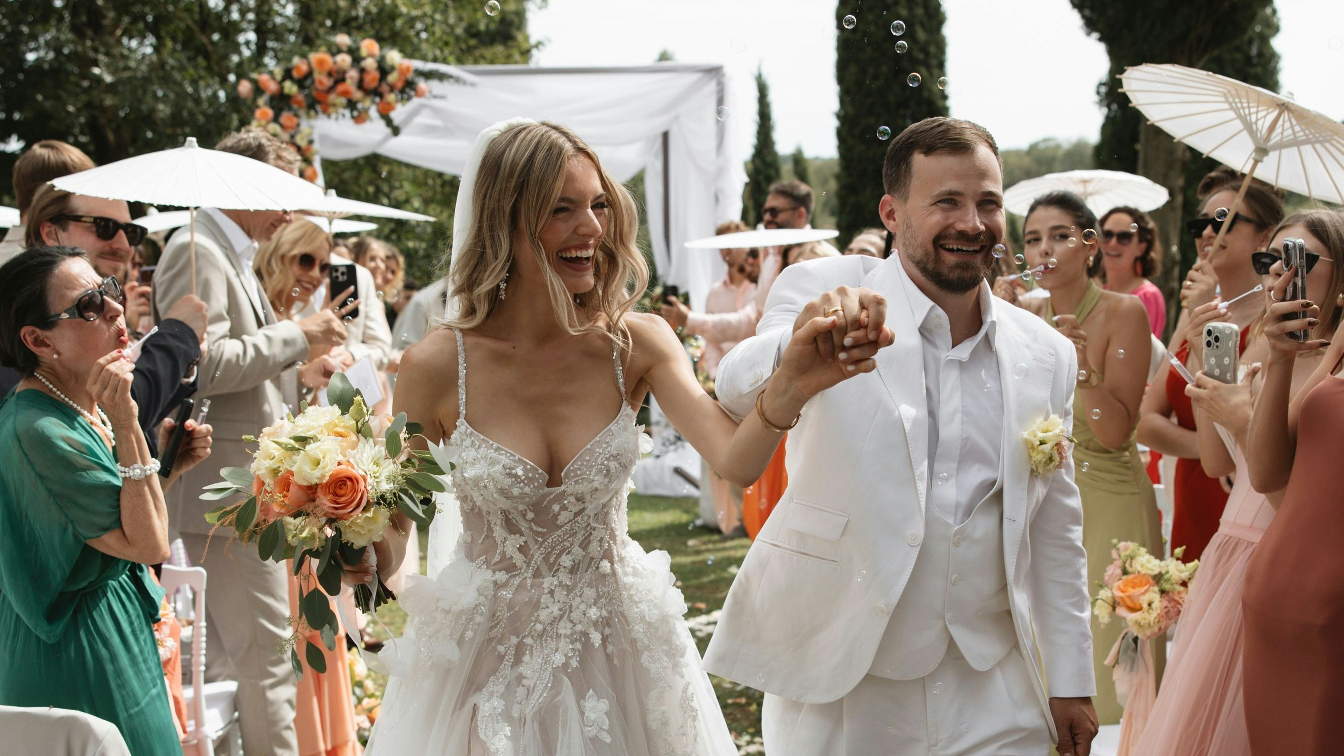 Eugen Prosquill und Vada Müller haben im italienischen Friaul „Ja, ich will“ gesagt.