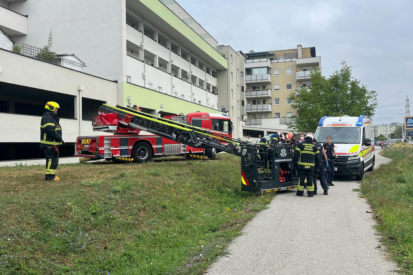 Die Feuerwehr musste anrücken.