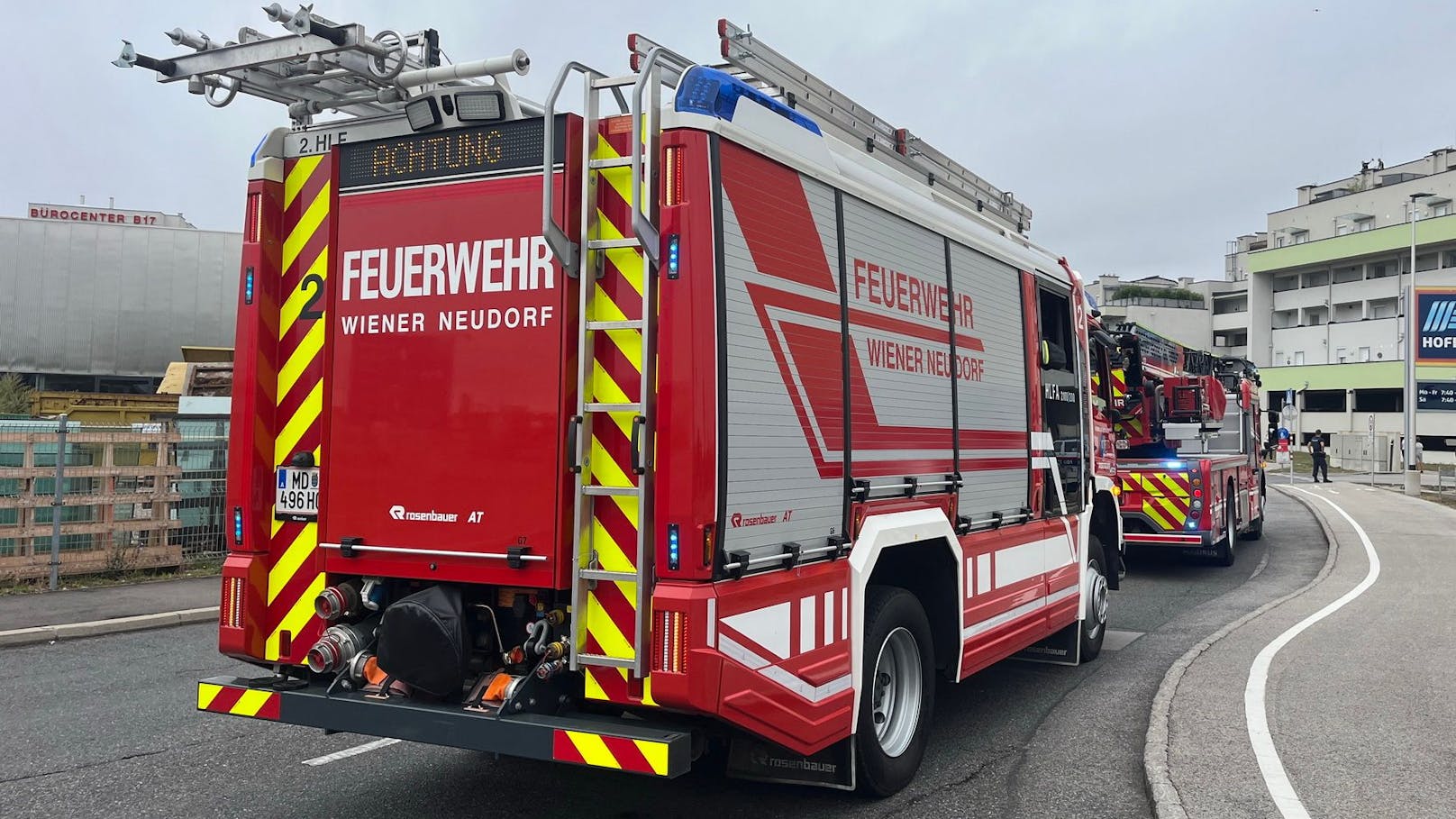 Die Feuerwehr musste anrücken.