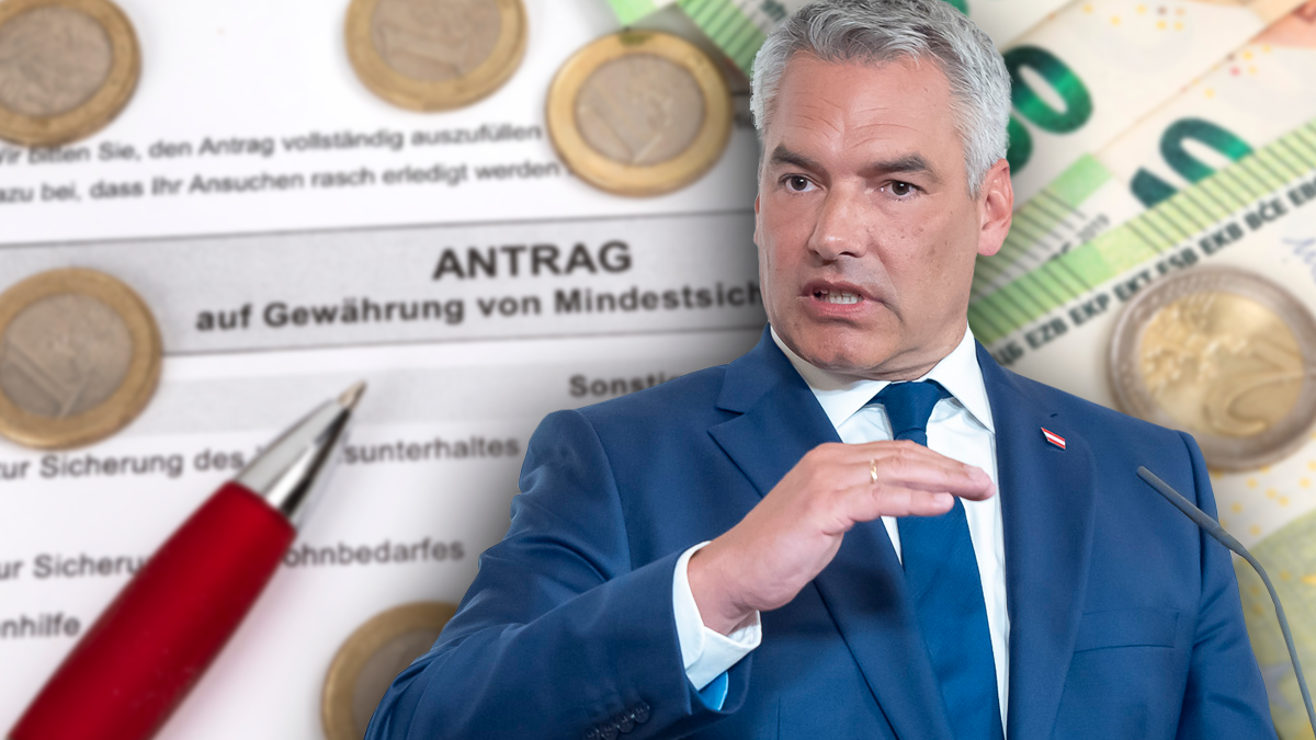 Kanzler Karl Nehammer stellte am 22. August die Sozialhilfe Neu vor.