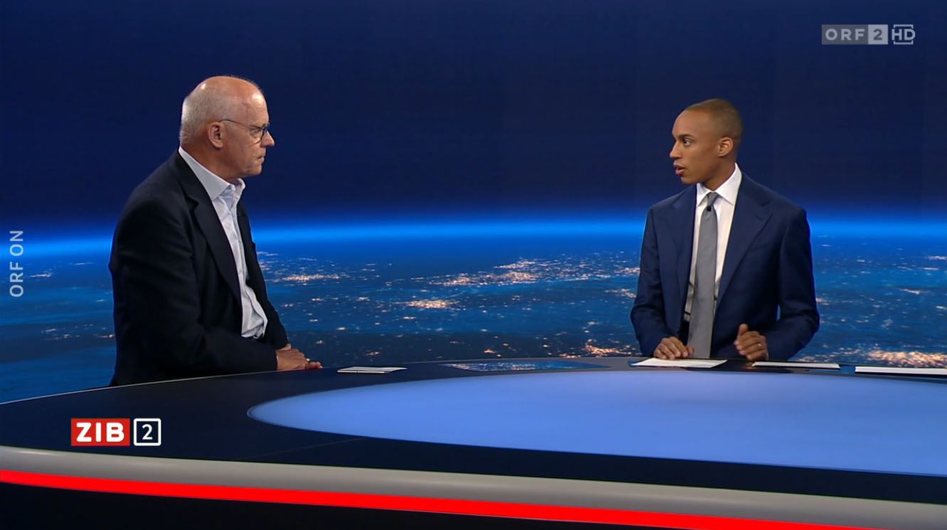 <strong>Stefan Lenglinger</strong> moderierte am 21. August 2024 erstmals die ZIB2. Armin Wolf und Martin Thür fielen aus.