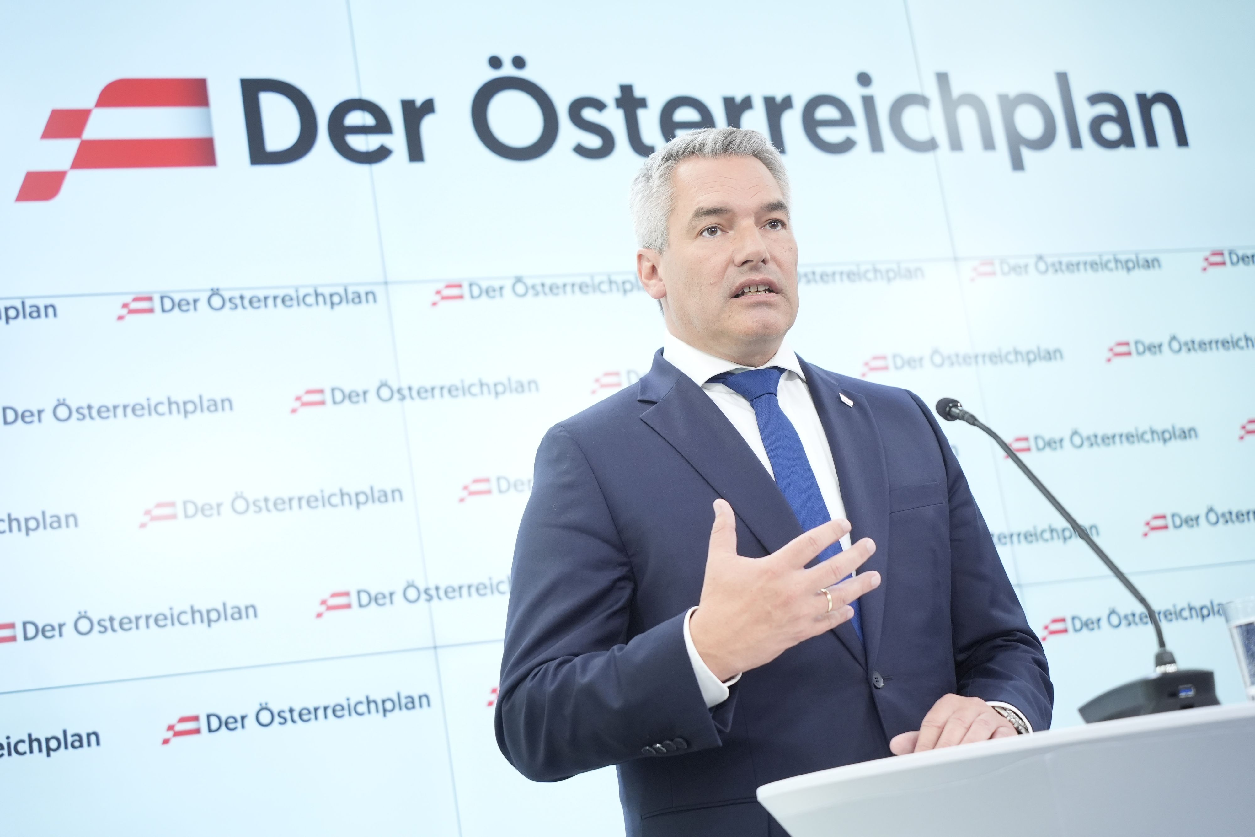 Bundeskanzler Karl Nehammer stellte am Donnerstag seine Modell für die