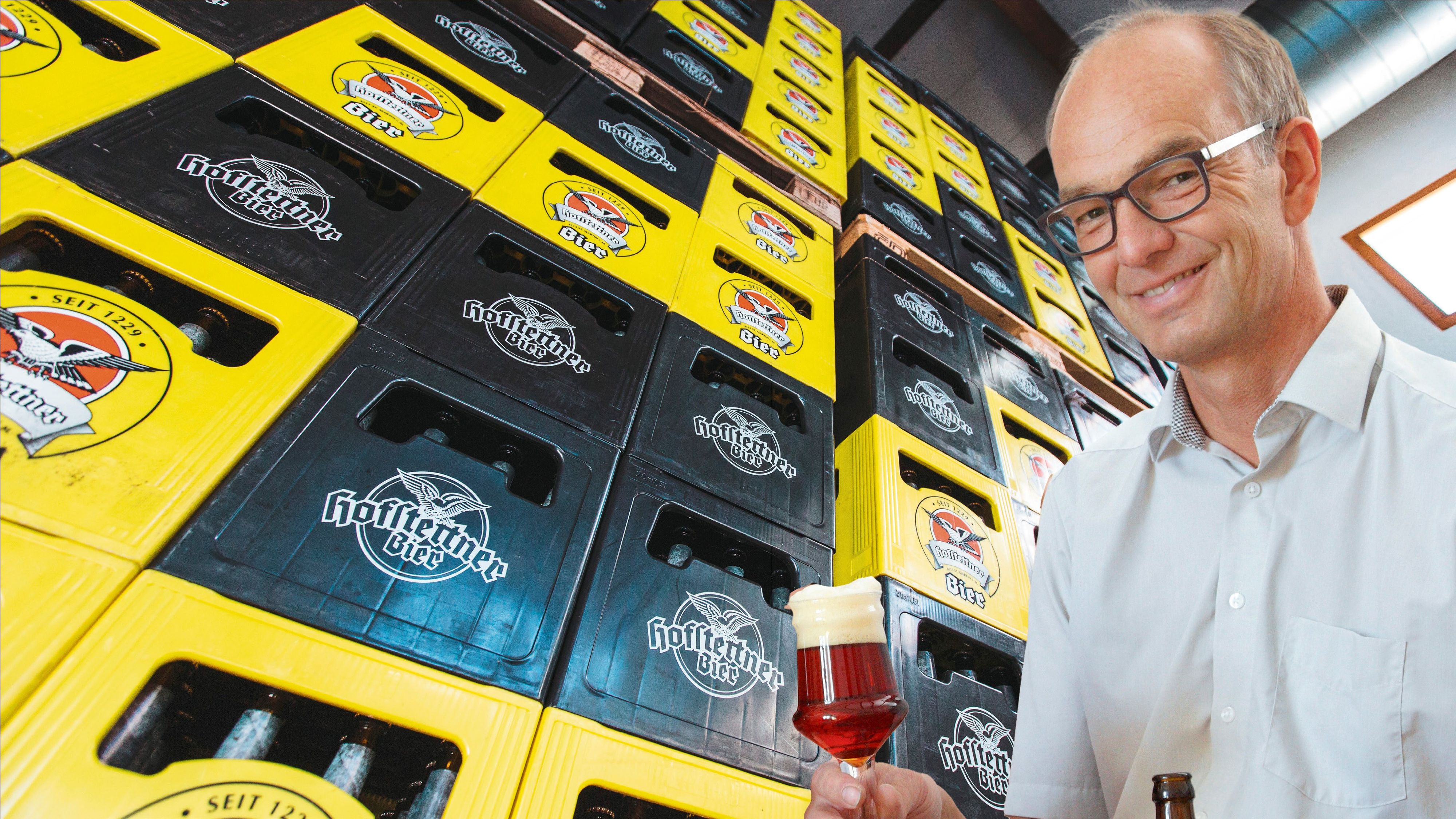 Peter Krammer, Geschäftsführer der Brauerei Hofstetten, sieht das neue Pfand kritisch. Seine Kollegen in Deutschland fürchten Pleiten in der Branche.