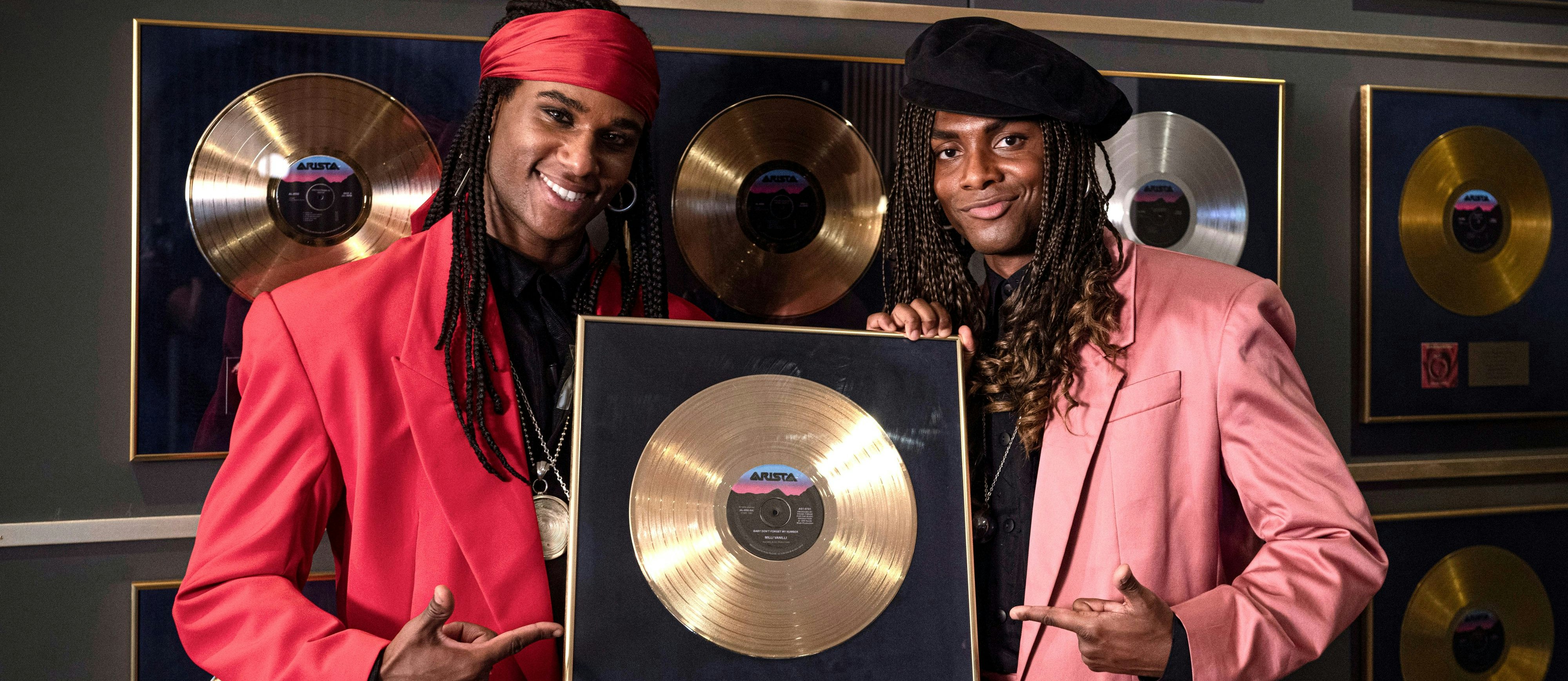 Robert "Rob" Pilatus (Tijan Njie) und Fabrice "Fab" Morvan (Elan Ben Ali) als Pop-Duo Milli Vanilli