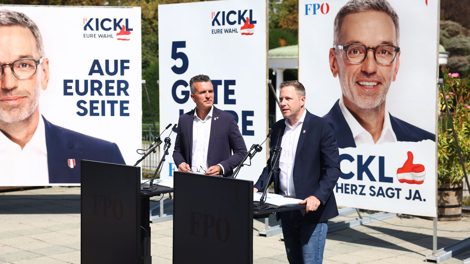 Am Freitag (23.08.2024) stellte die FPÖ ihre erste Plakatwelle für die Nationalratswahl vor.