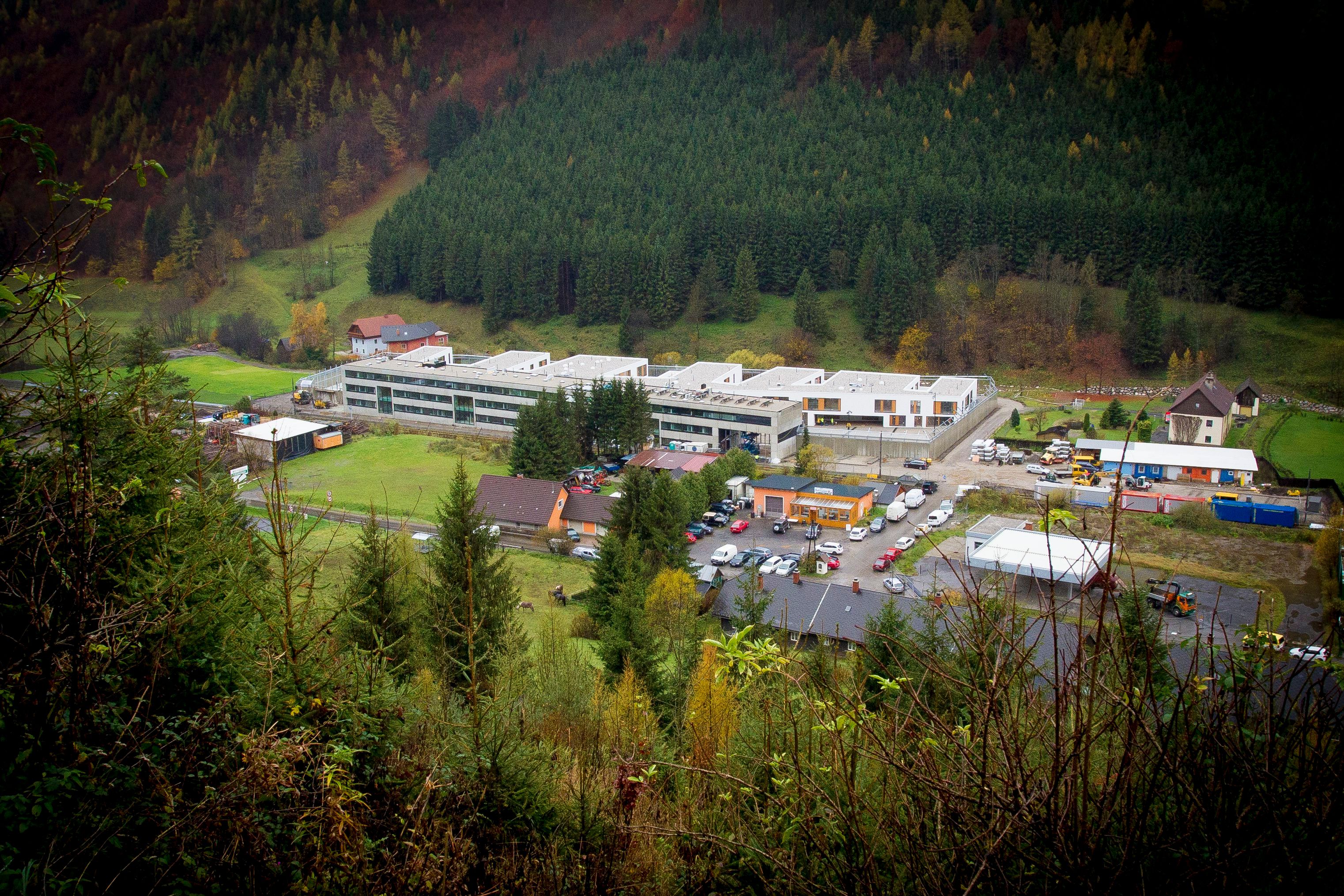 Das Anhaltezentrum in Vordernberg.