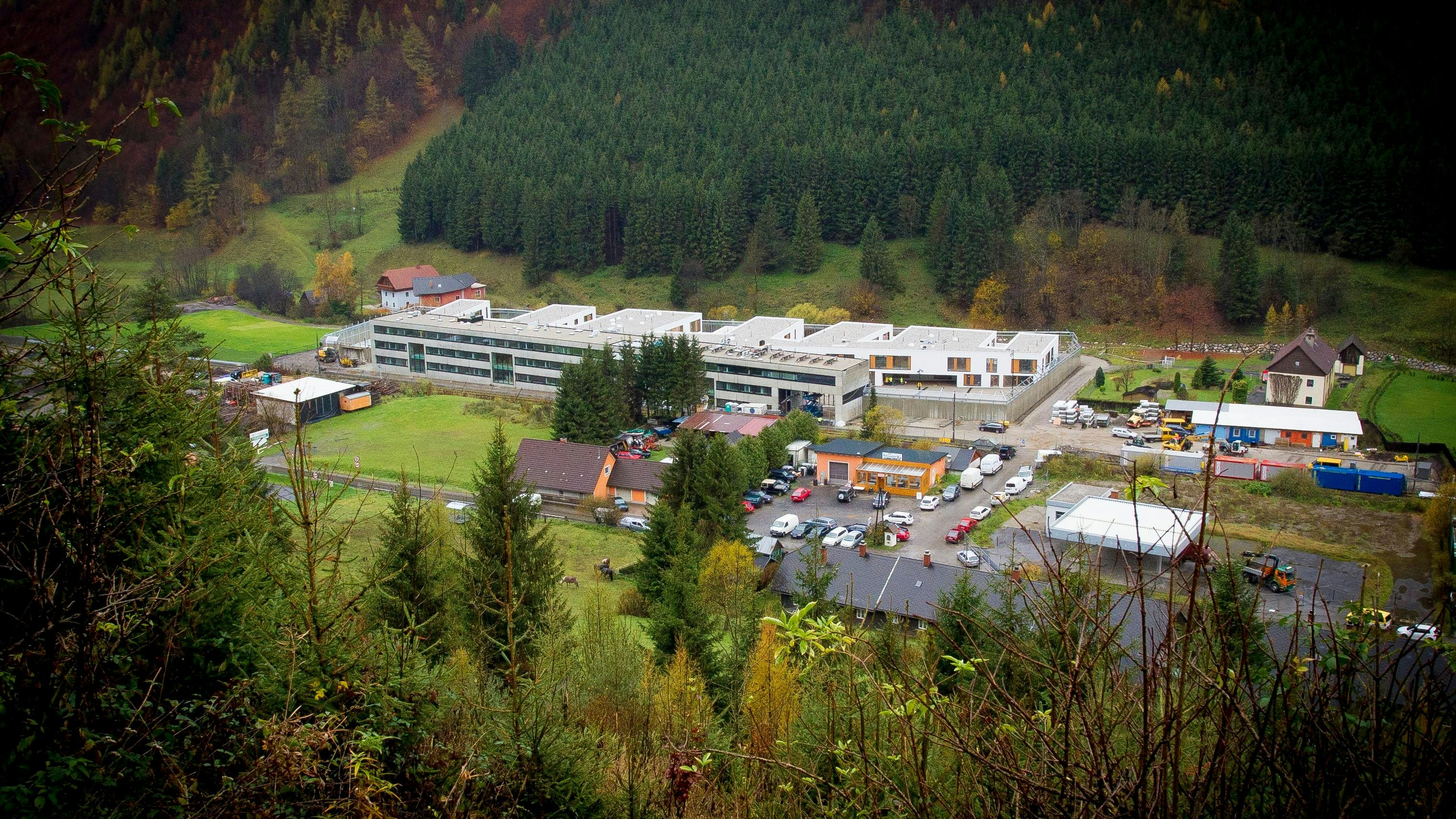 Das Anhaltezentrum in Vordernberg.