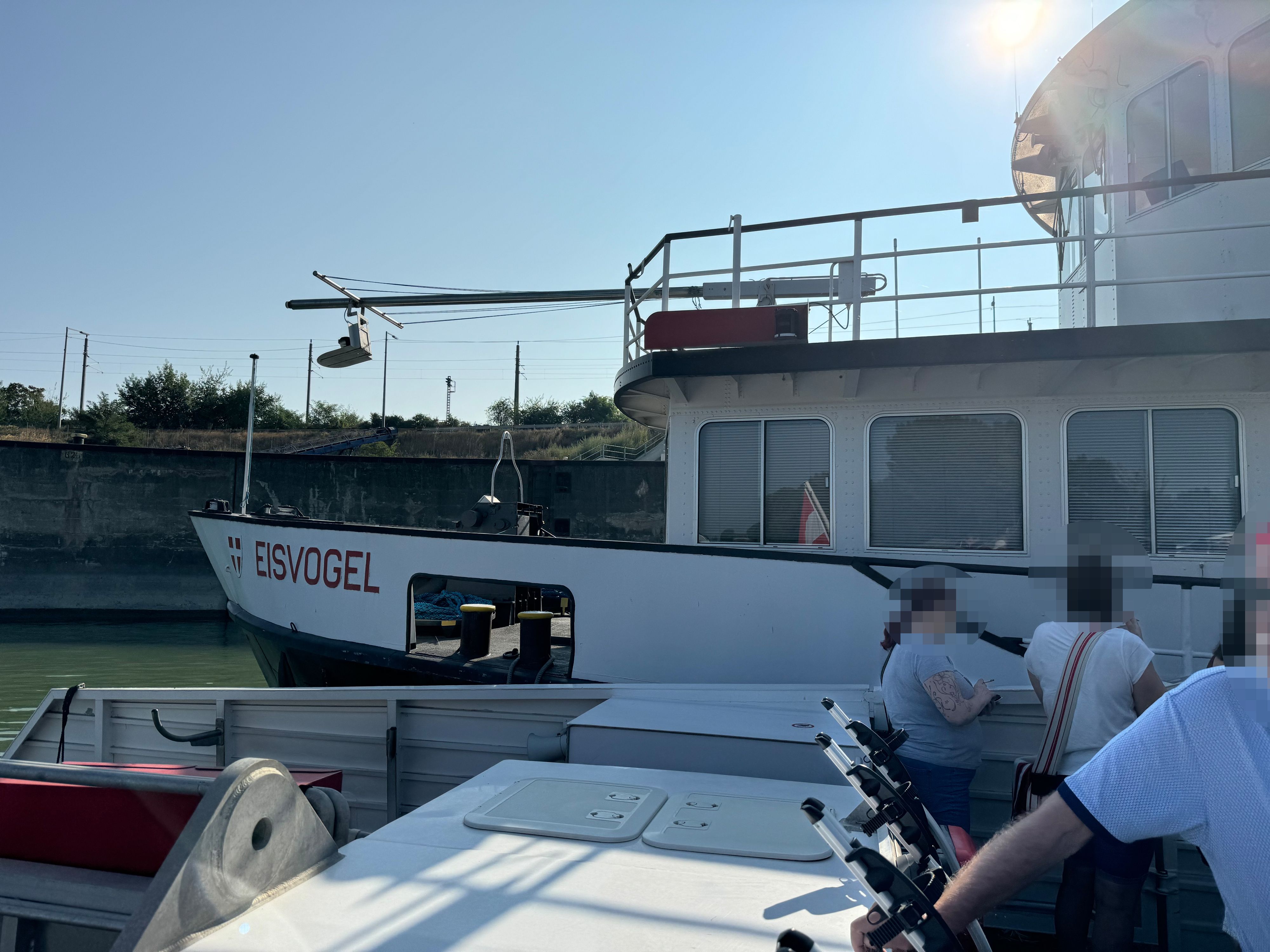 Ein Twin City Liner am Weg nach Bratislava wurde am Samstag im Wiener Donaukanal beschädigt.