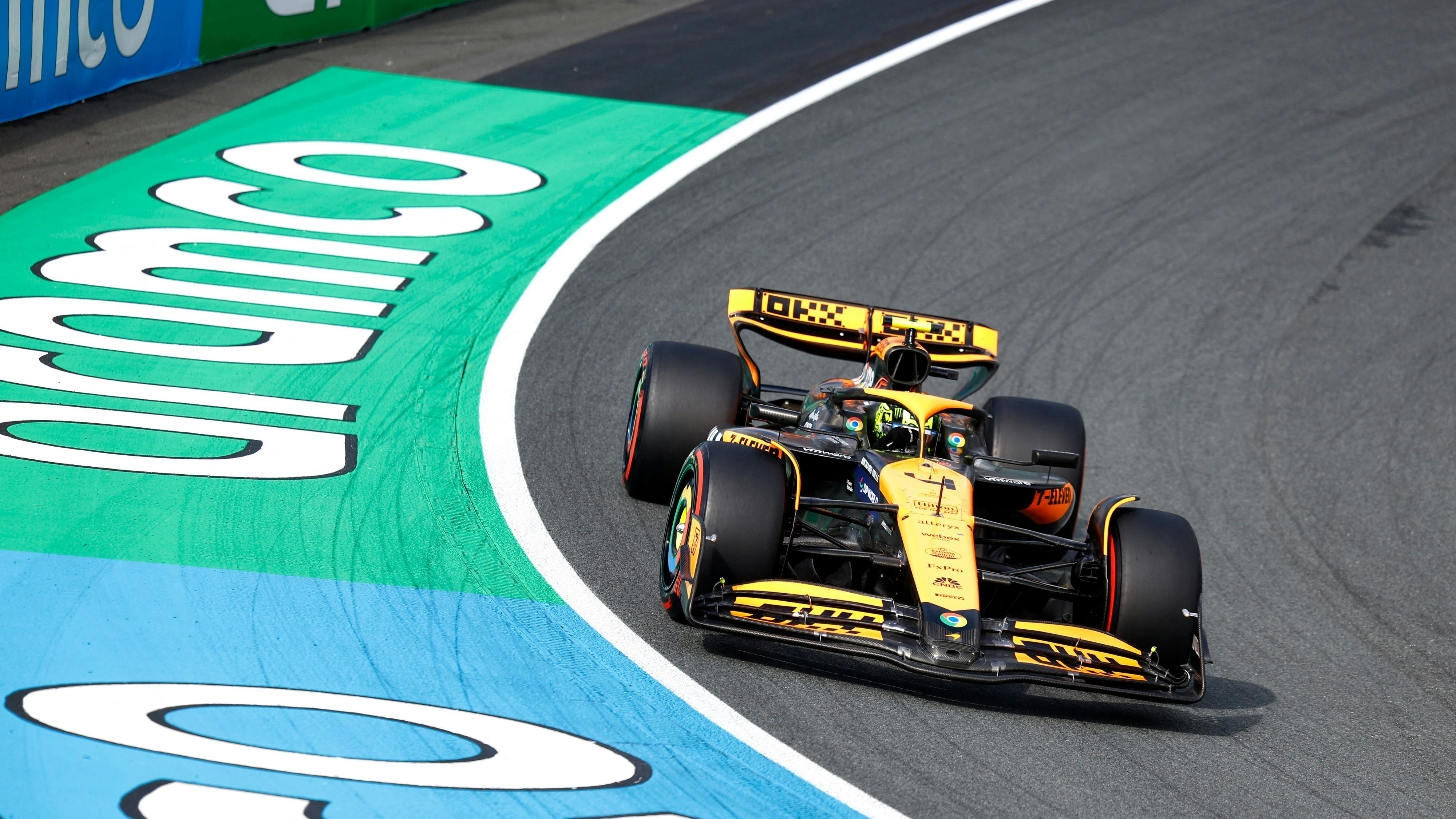 McLaren-Mann Lando Norris. 