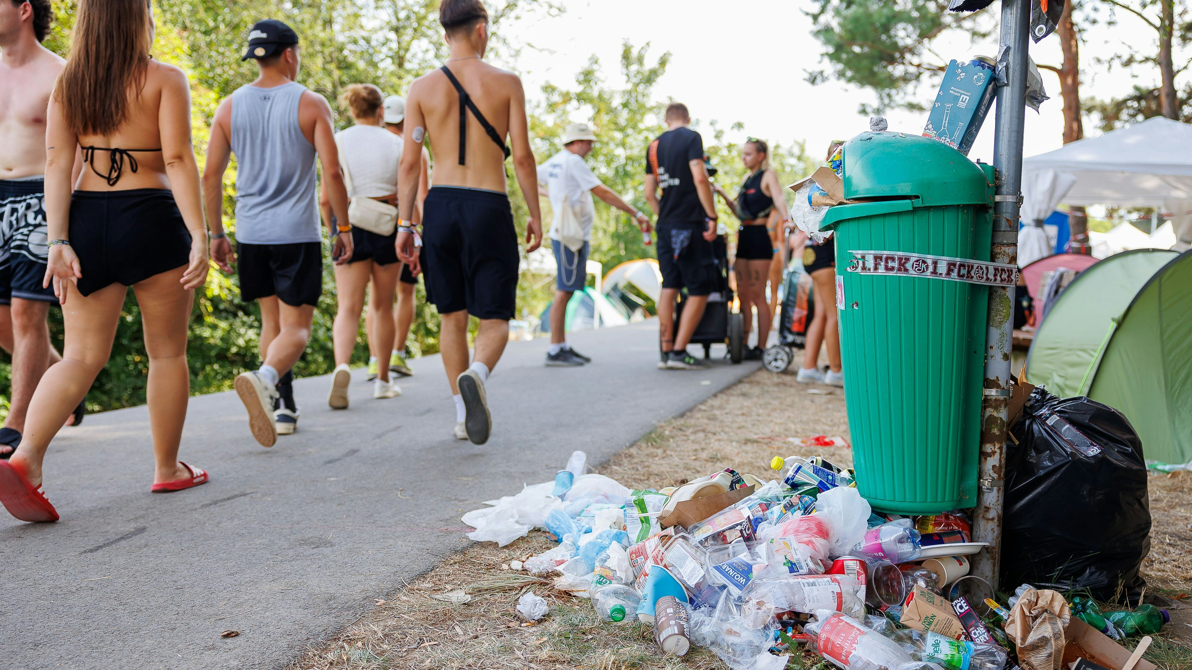 Der Unfall ereignete sich bei Abbauarbeiten nach dem Frequency-Festival. Symbolbild. 