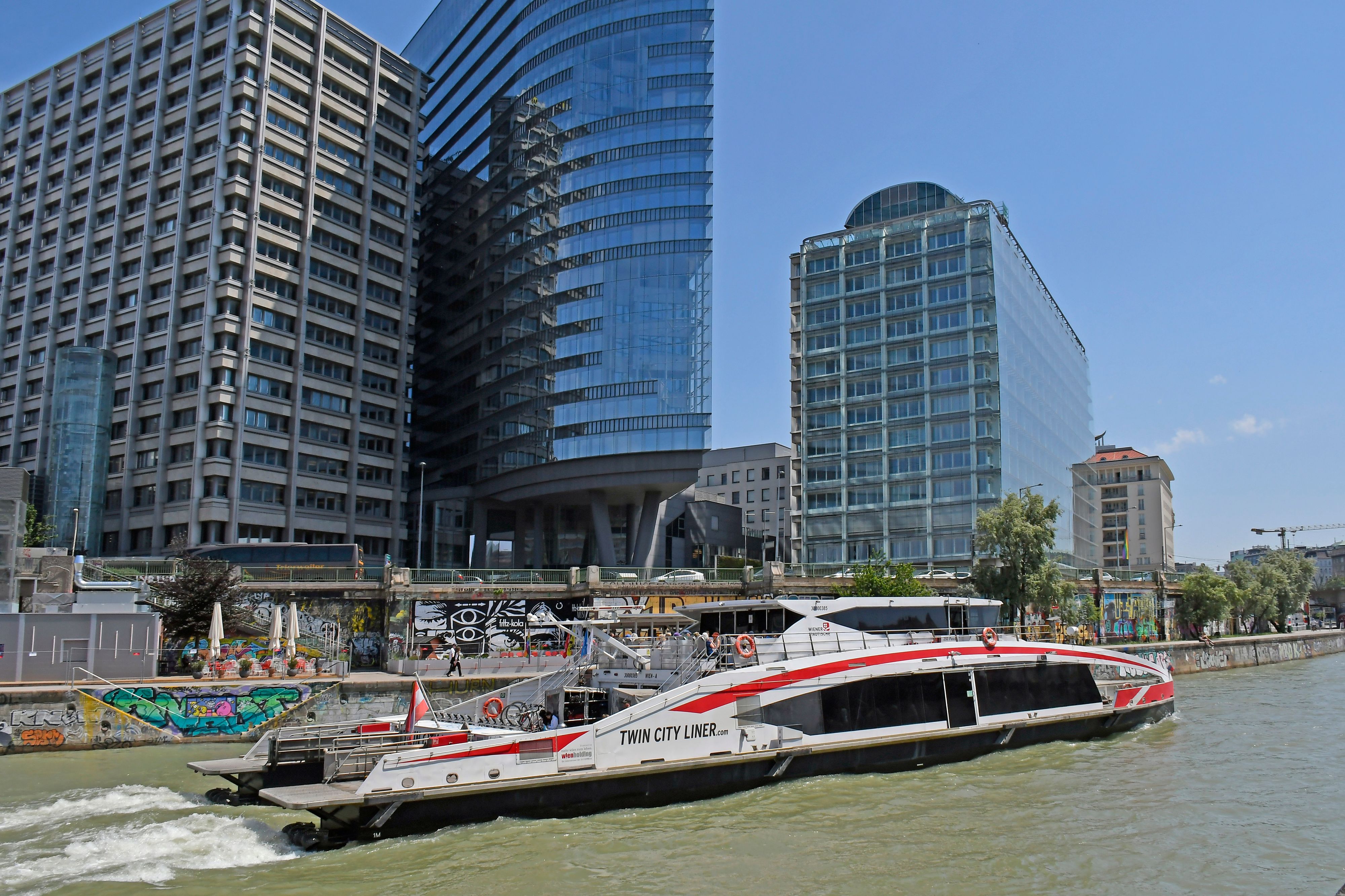 Ein Twin City Liner am Weg nach Bratislava. (Symbolbild)