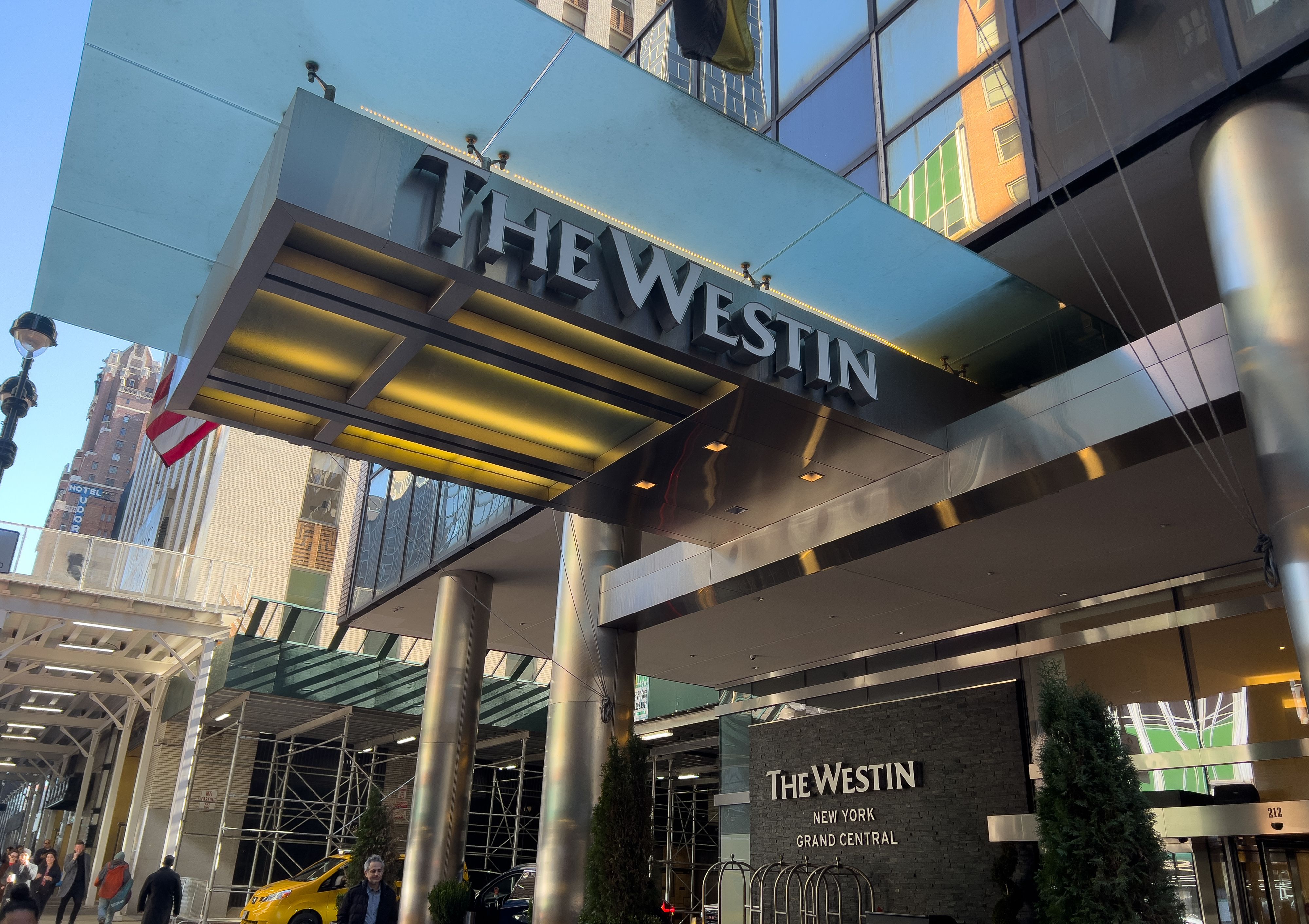 Der Pinkel-Vorfall ereignete sich im noblen Hotel Westin.