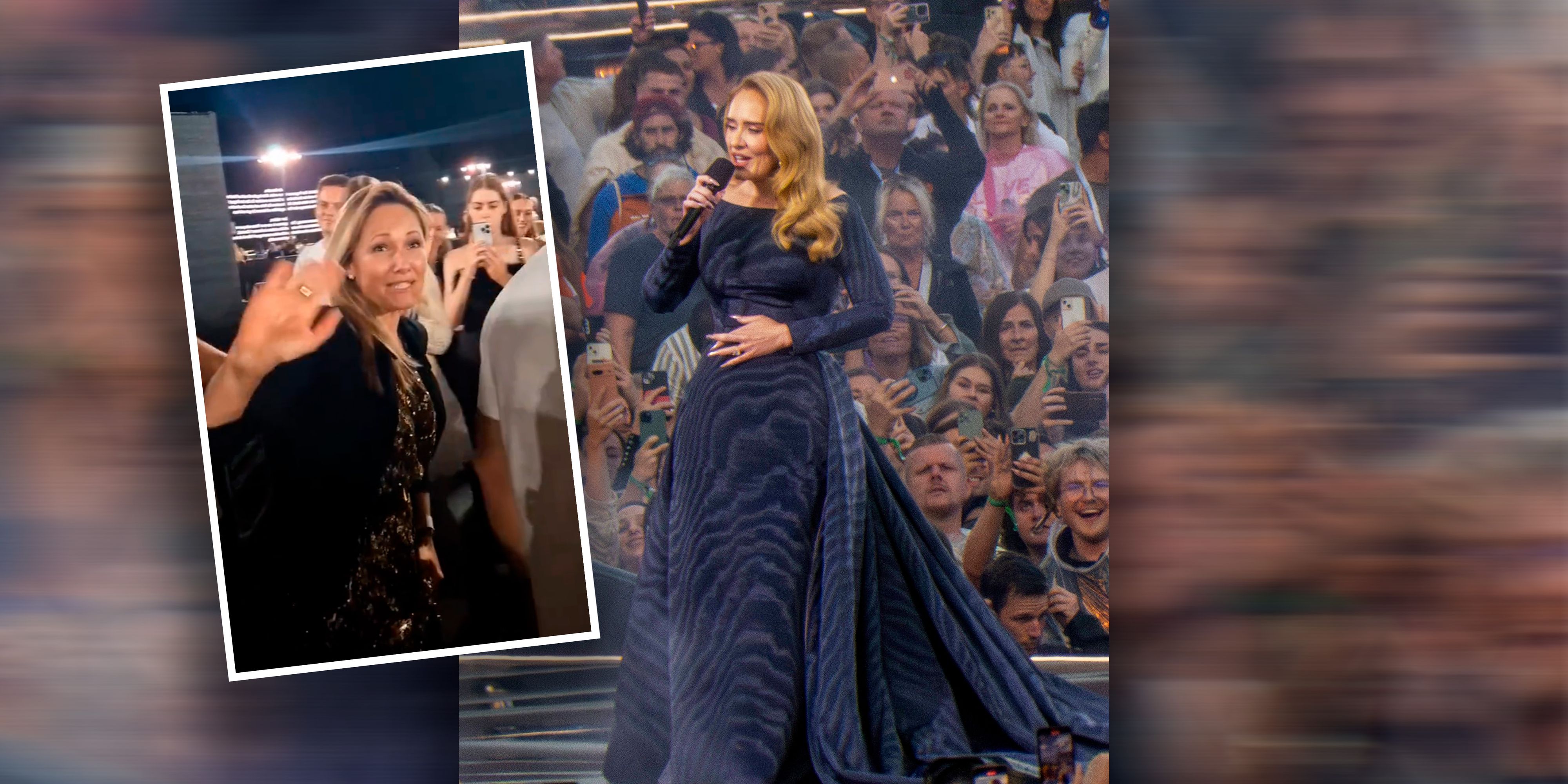 Helene huschte durch die Menge bei Adele.