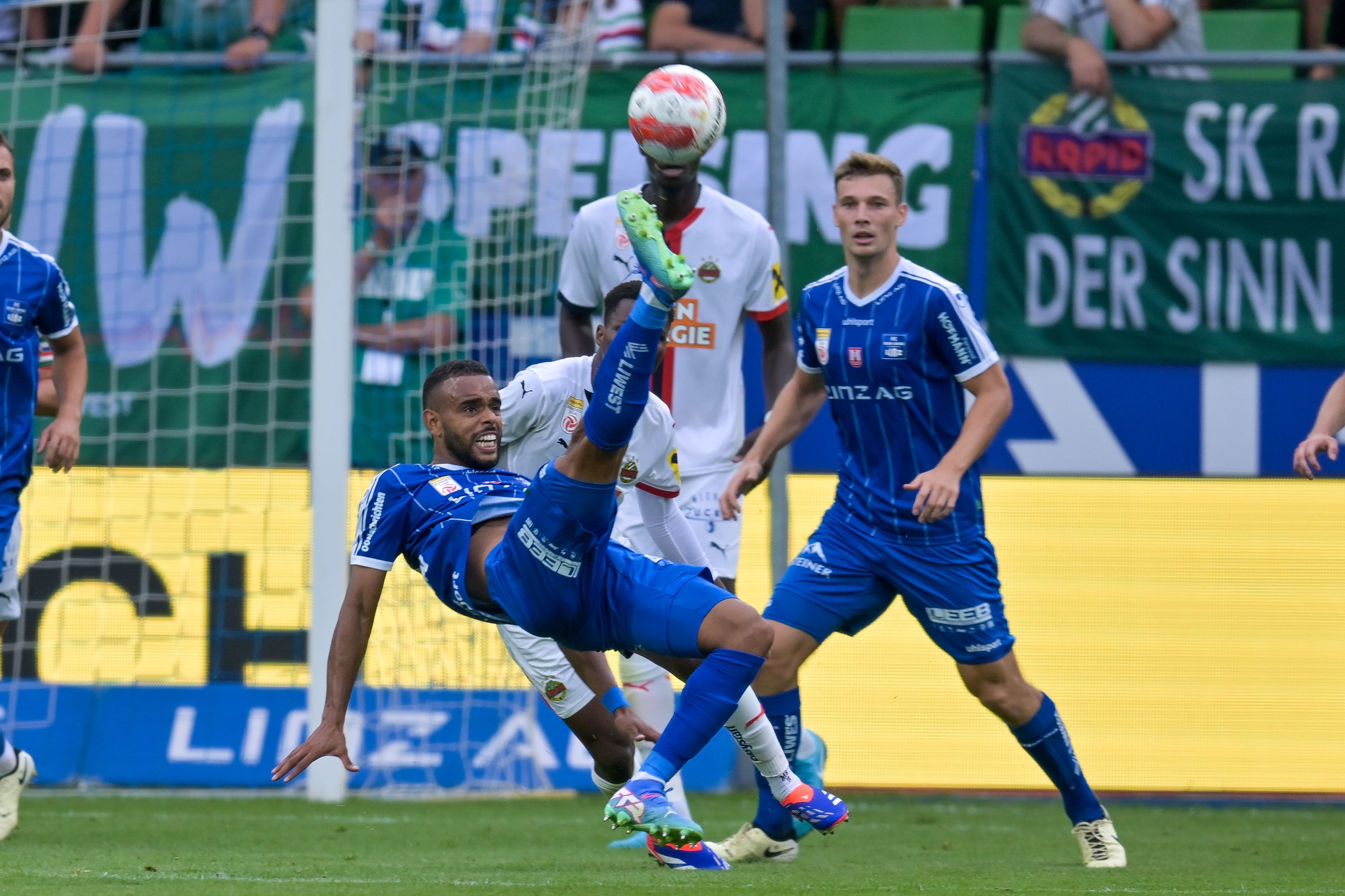 Rapid kam in Linz unter die Räder.