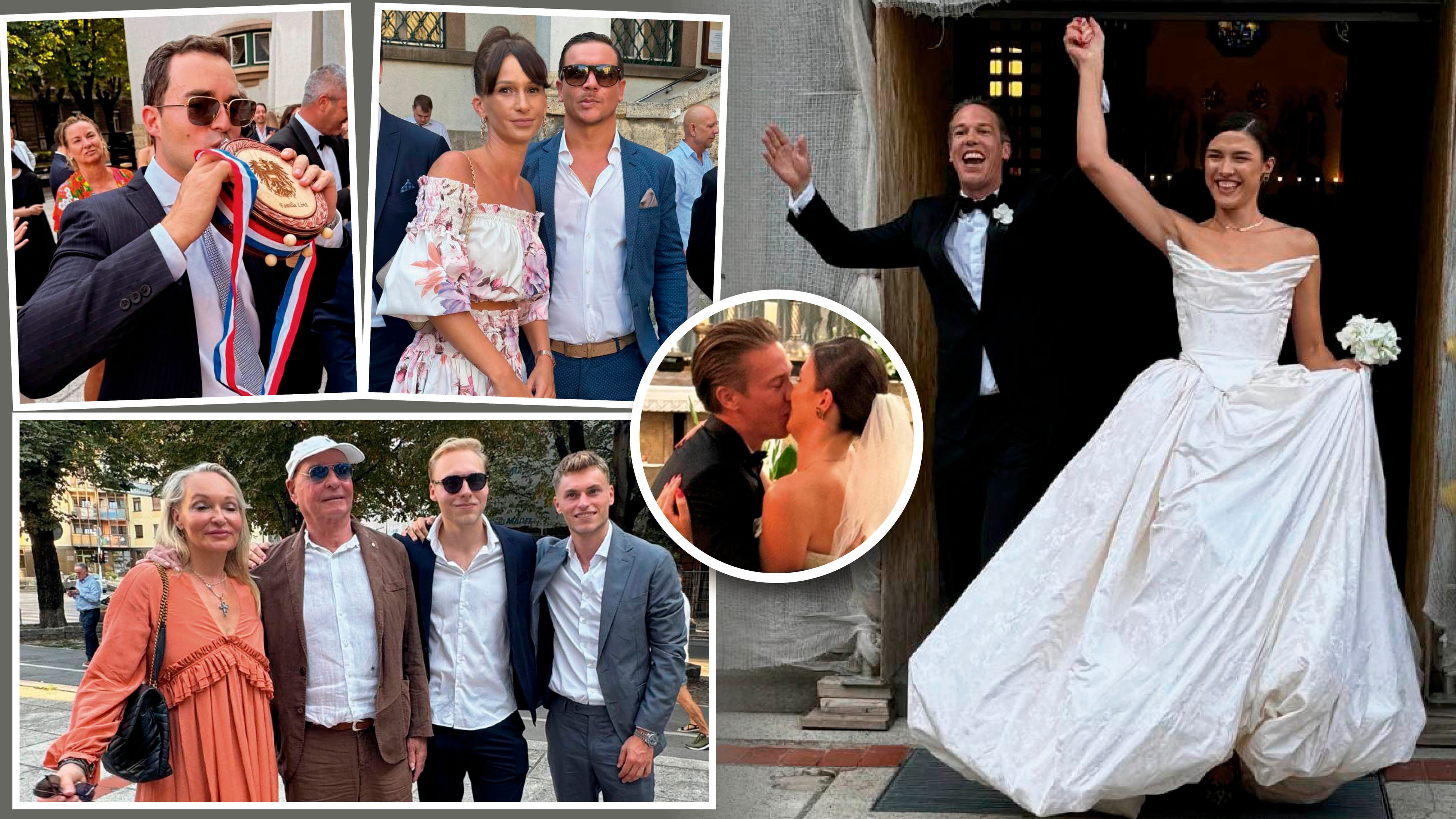 Linz feierte mit seiner großen Liebe Marina Traumhochzeit in Zagreb.