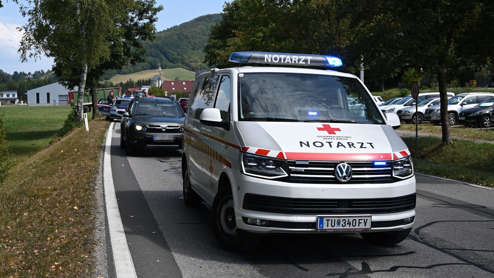 Bei Kirchberg an der Pielach kam es zum Zusammenstoß. Der Moped-Lenker wurde dabei leicht verletzt.