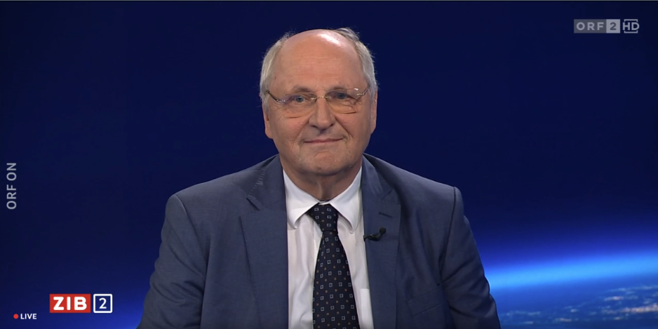 Fiskalrat-Präsident Christoph Badelt am späten Sonntagabend in der ORF-
