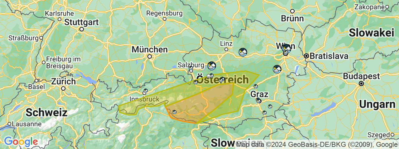 Auch am Montag drohen in Teilen Österreichs schwere Gewitter. 