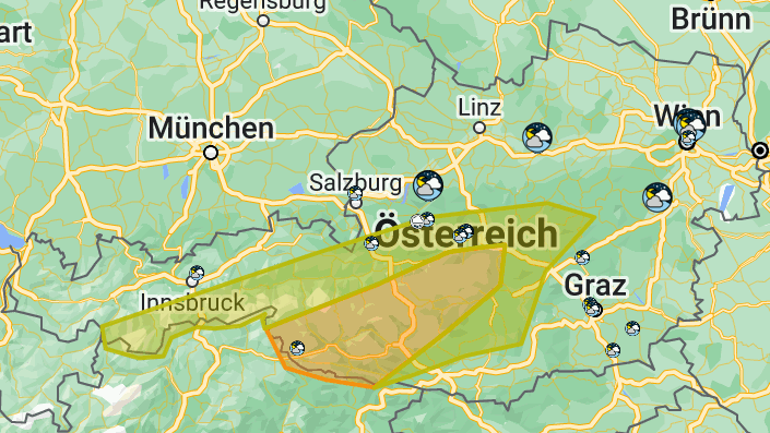 Heute.at - Kräftige Gewitter! Experten warnen vor Sintflut-Regen