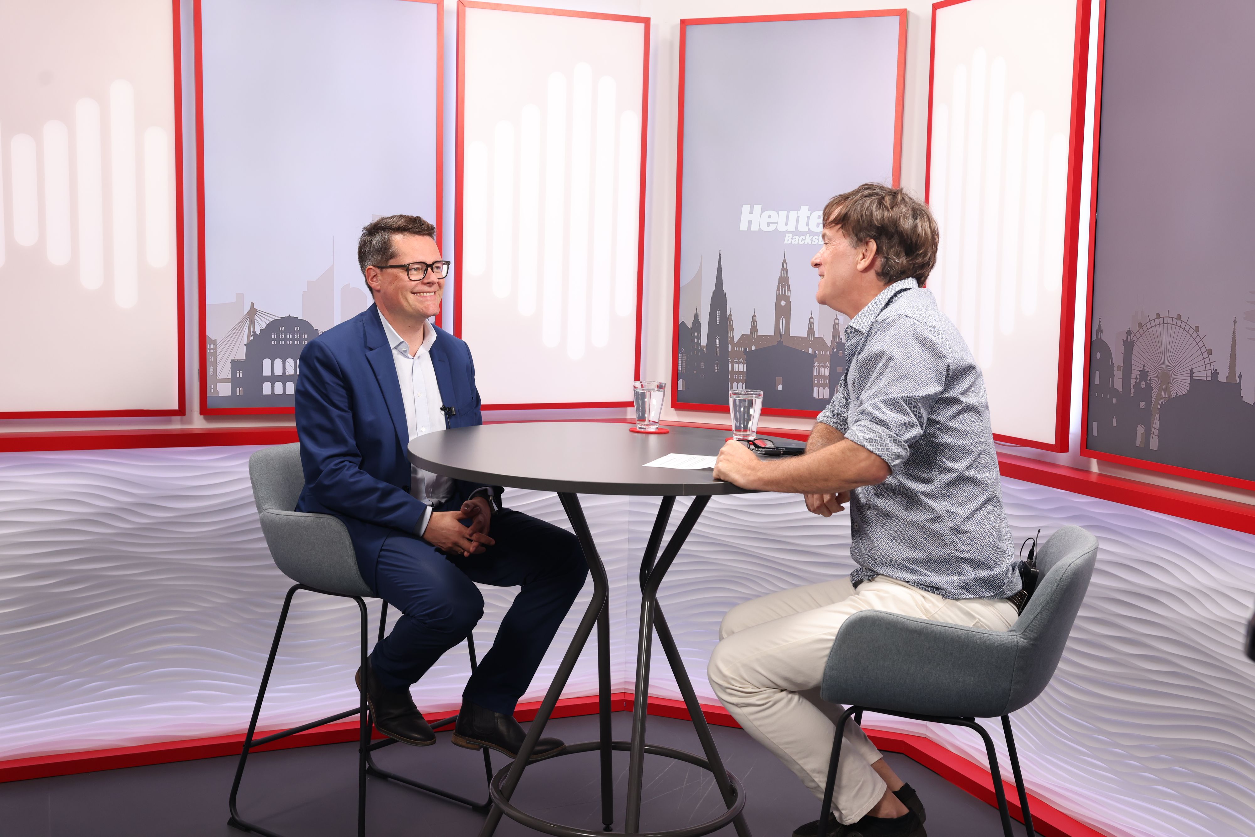 Wiens Klimastadtrat Jürgen Czernohorszky im Gespräch mit Klima-Redakteur Bernd Watzka.