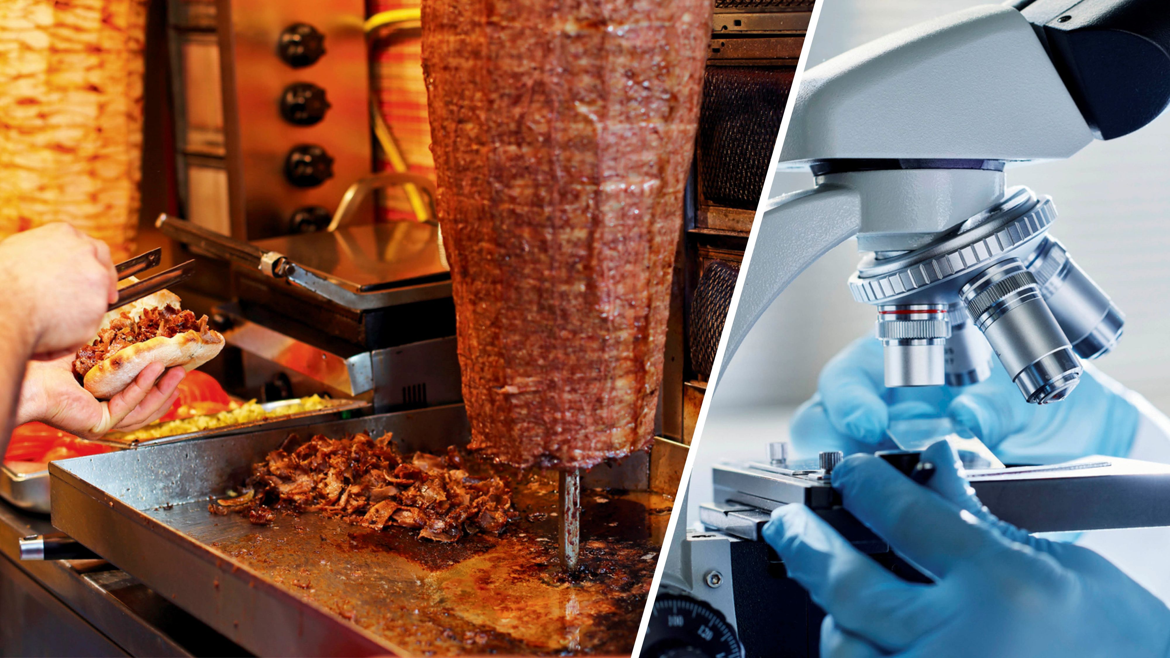 Eine Razzia in Kebab-Lokalen sorgt für Schlagzeilen. In drei Fällen musste die Lebensmittelaufsicht verständigt werden. (Symbolbild)