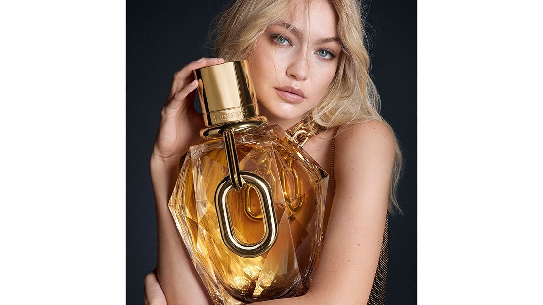 Modehaus Paco Rabanne ist auch im Parfüm-Business erfolgreich. Neuestes Testimonial für den Duft "Million Gold For Her": Supermodel Gigi Hadid.