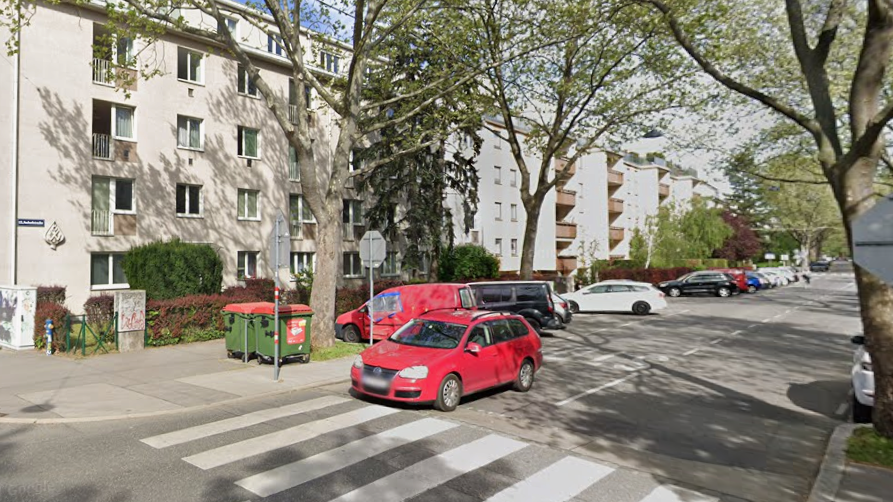 Blick in die Auhofstraße.